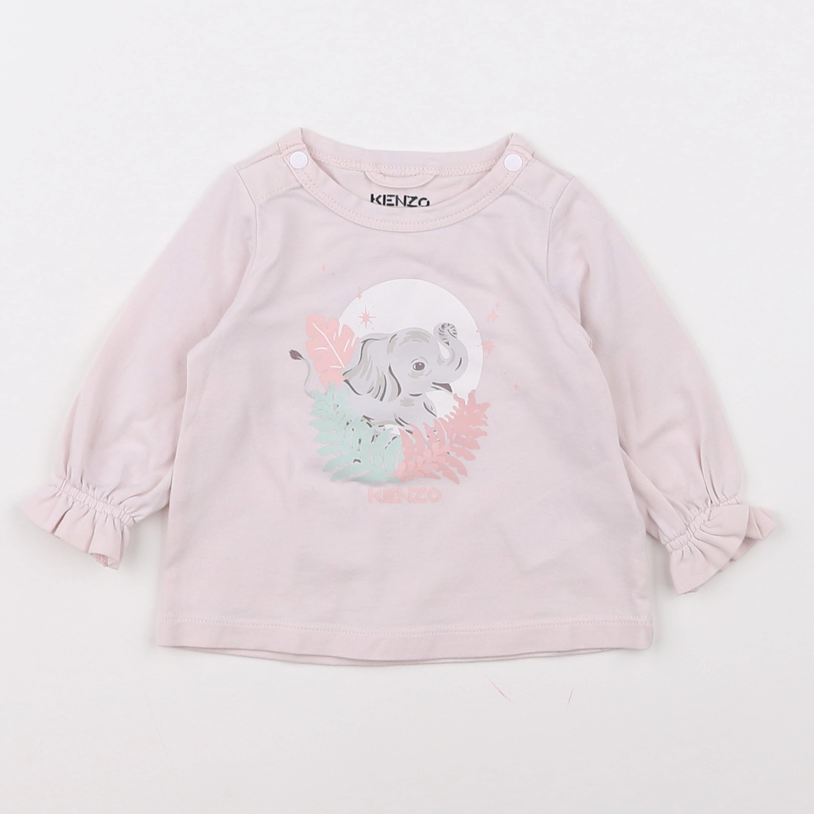 Kenzo - tee-shirt rose - 3 mois