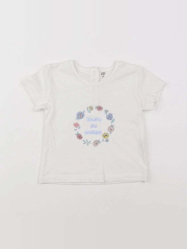 La Redoute - tee-shirt blanc - 3 mois
