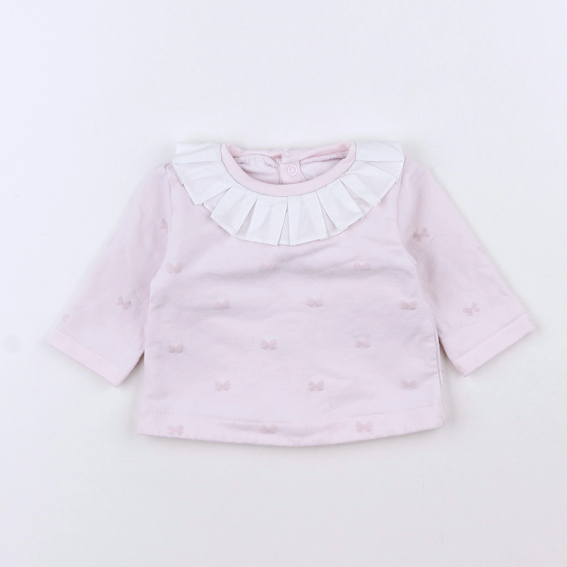 Jacadi - sweat rose - 3 mois