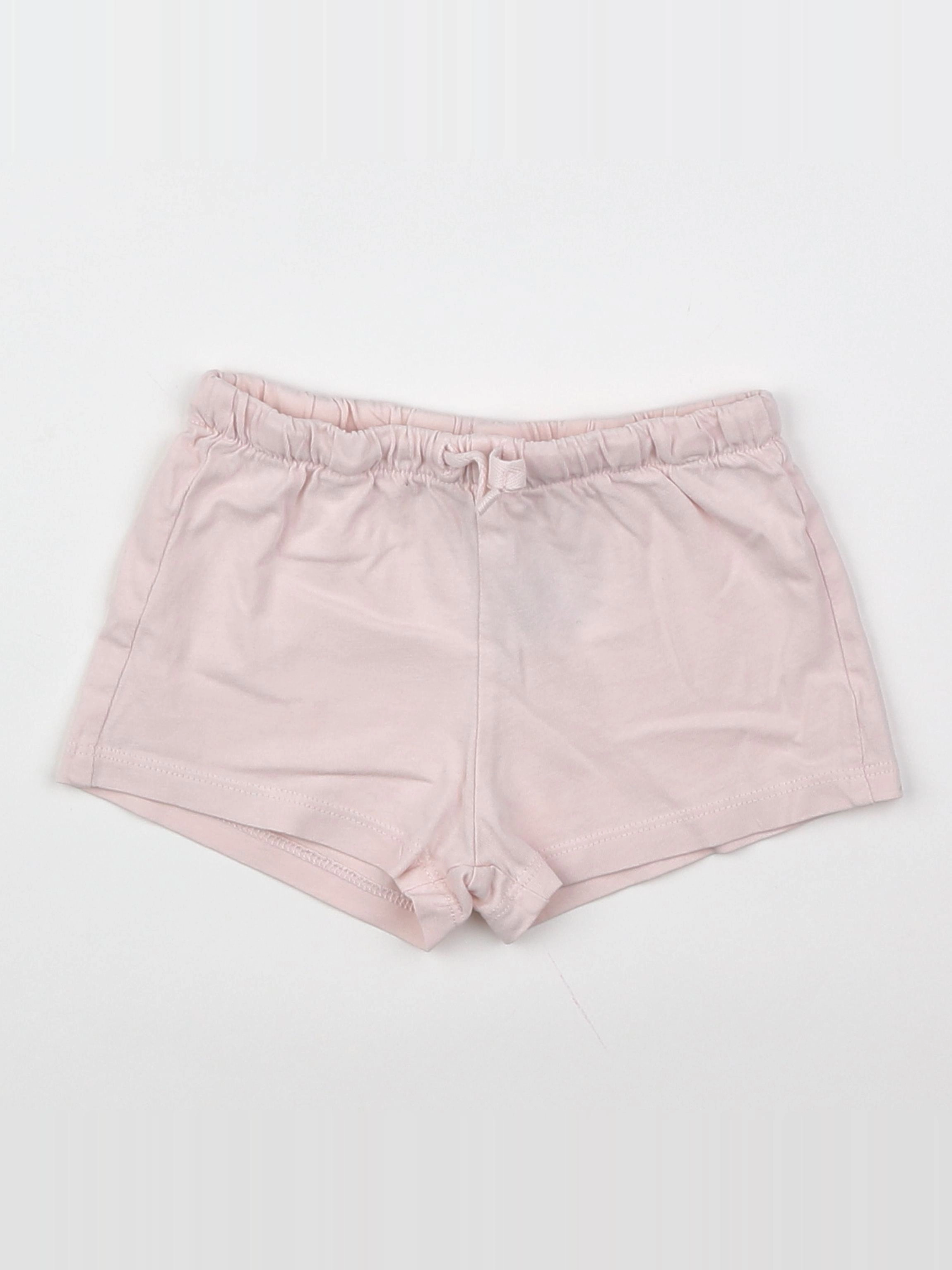 H&M - short rose - 6 mois