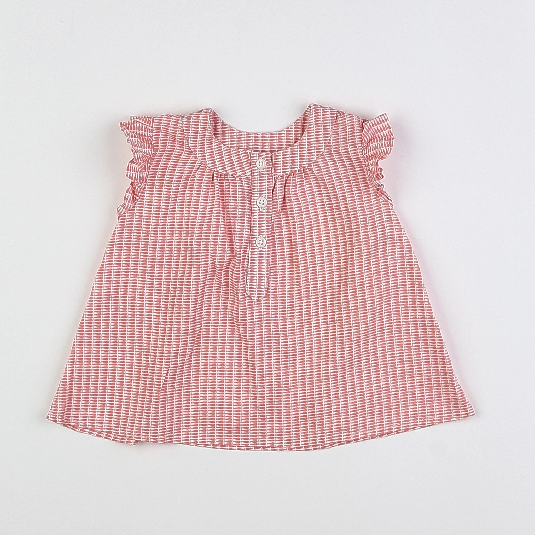 Mango - blouse rose - 1/3 mois