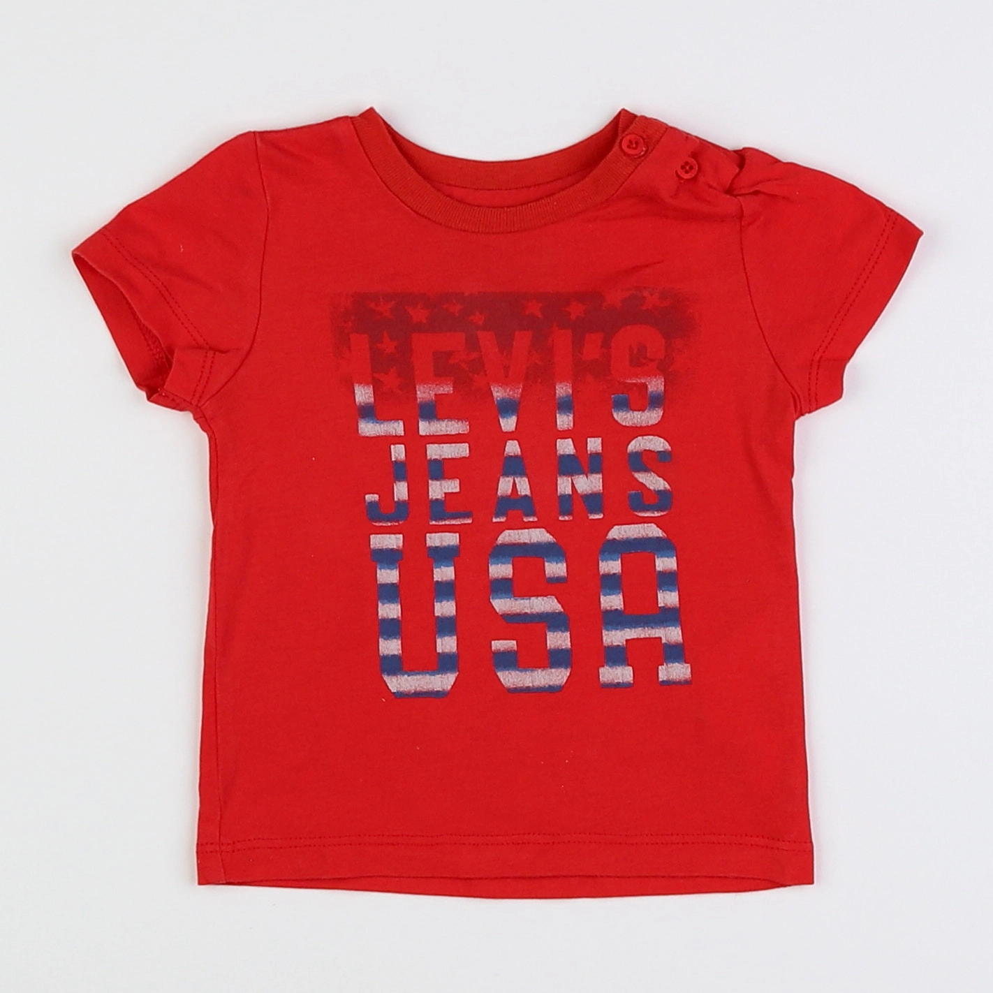 Levi's - tee-shirt rouge - 6 mois