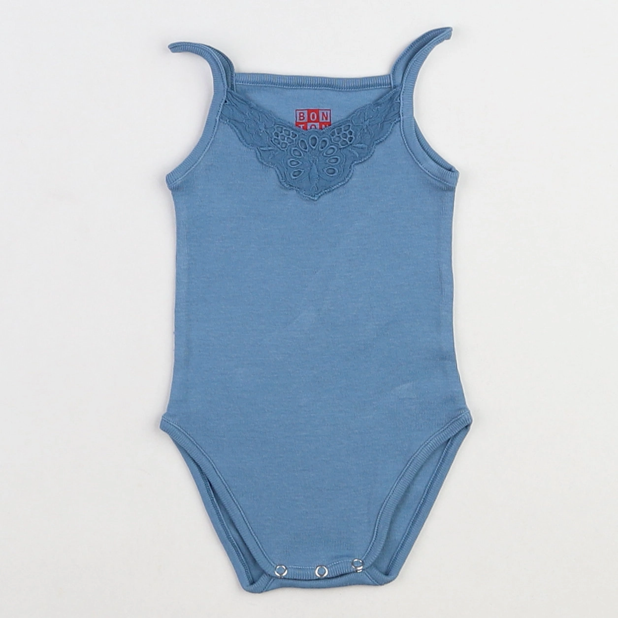 Bonton - body bleu - 3 mois