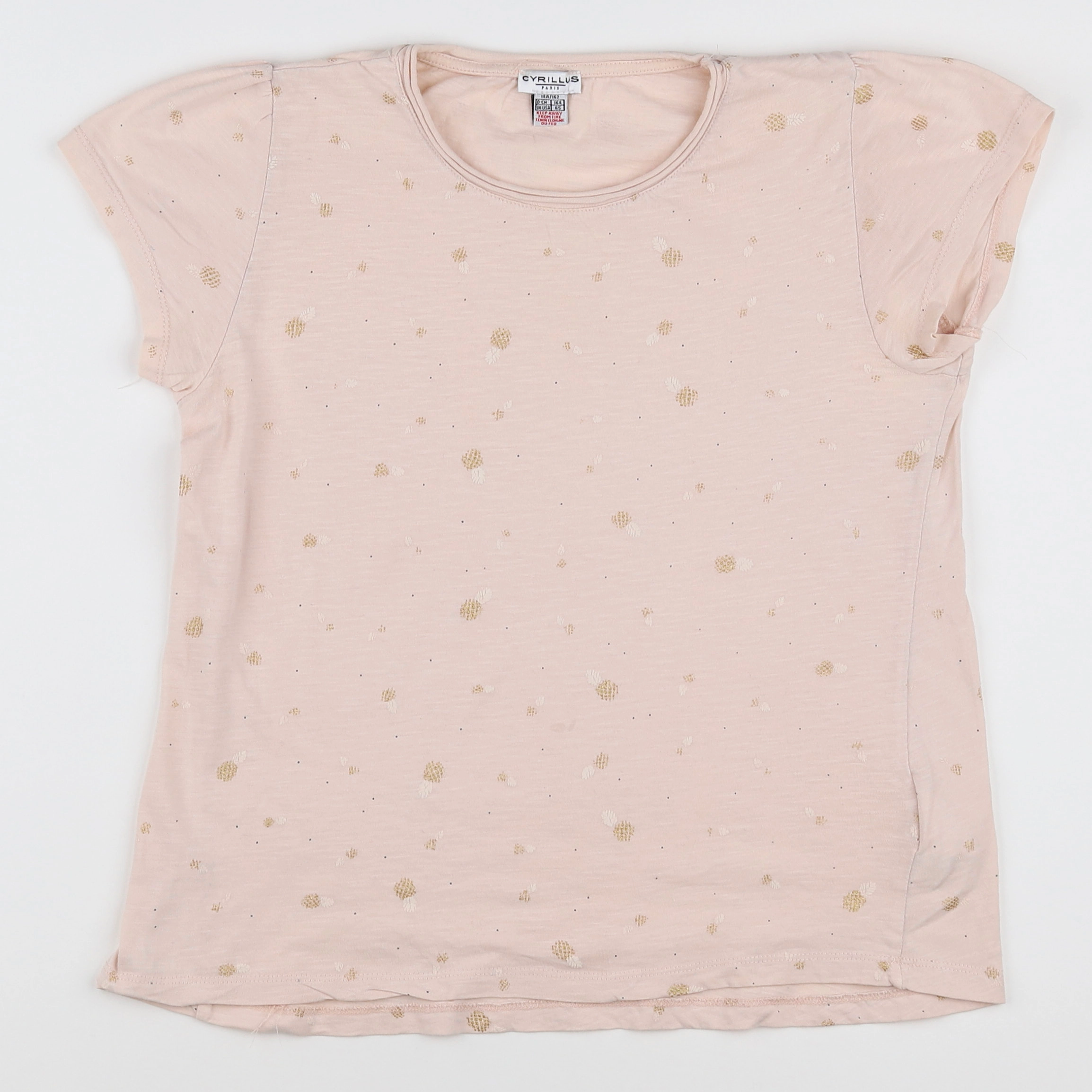 Cyrillus - tee-shirt rose - 14 ans