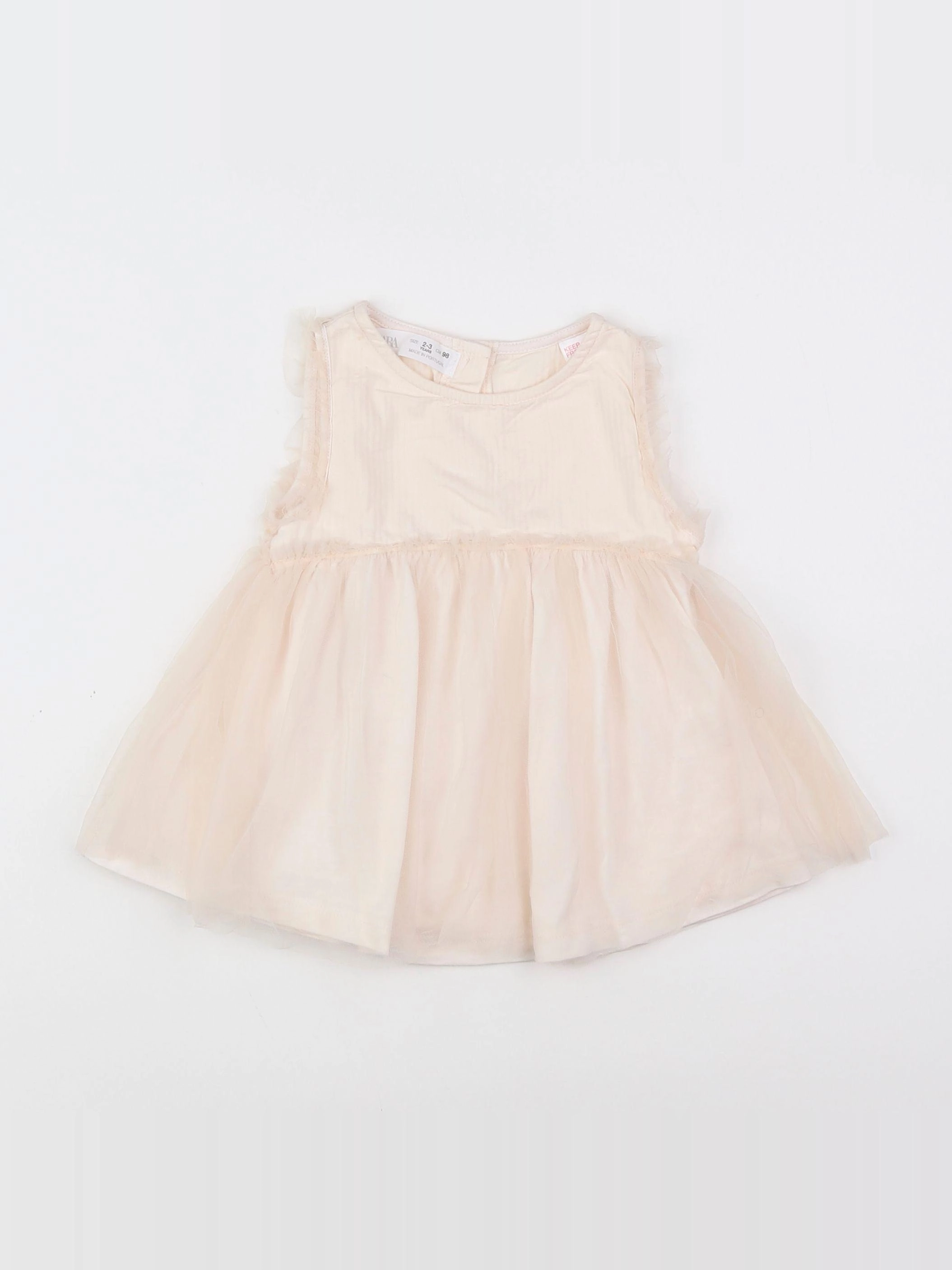Zara - robe rose - 2/3 ans