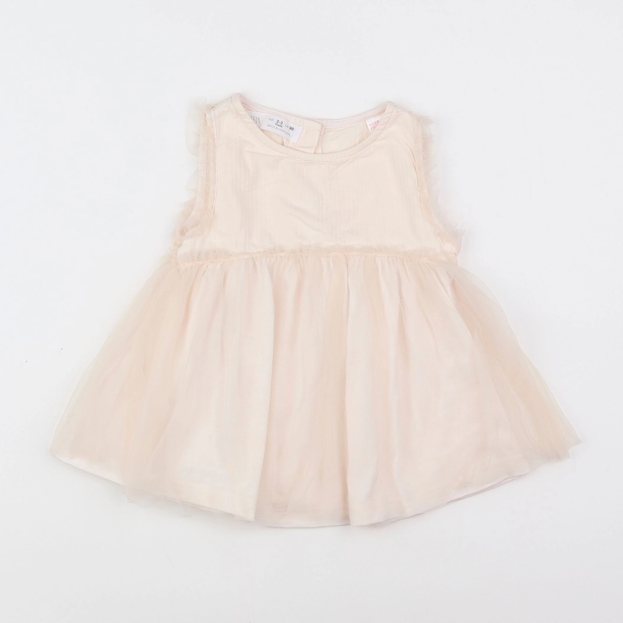 Zara - robe rose - 2/3 ans