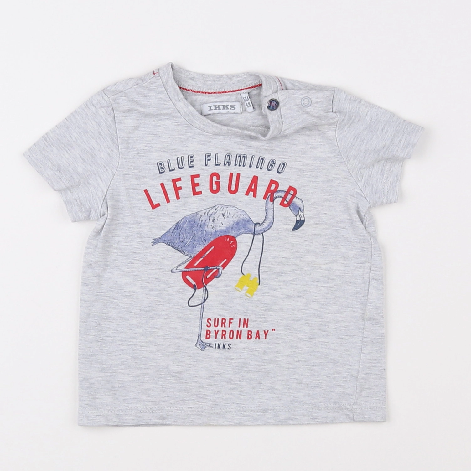 IKKS - tee-shirt gris - 6 mois