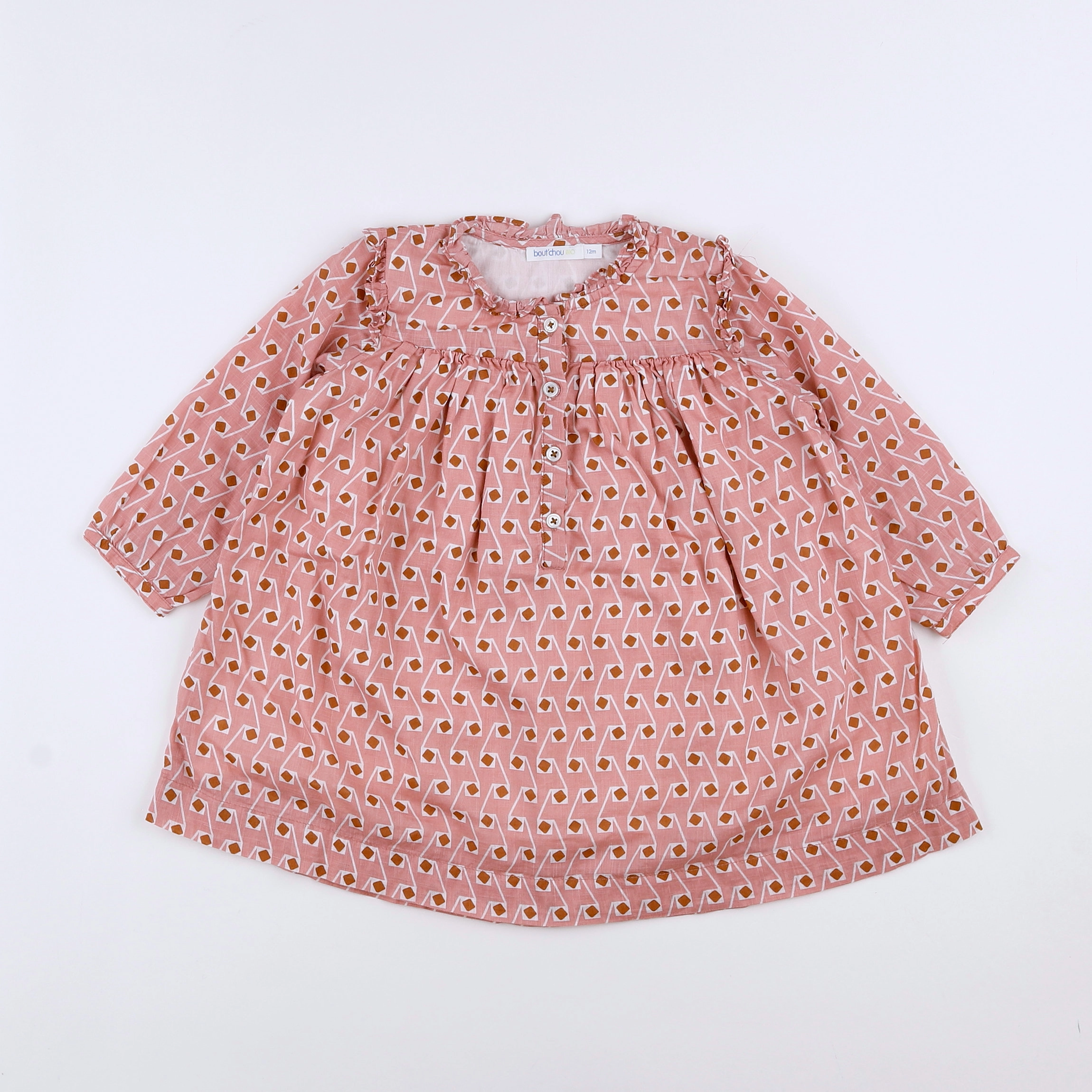 Boutchou - robe rose - 12 mois