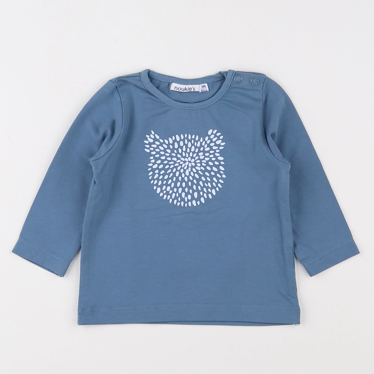 Noukie's - tee-shirt bleu - 3 mois