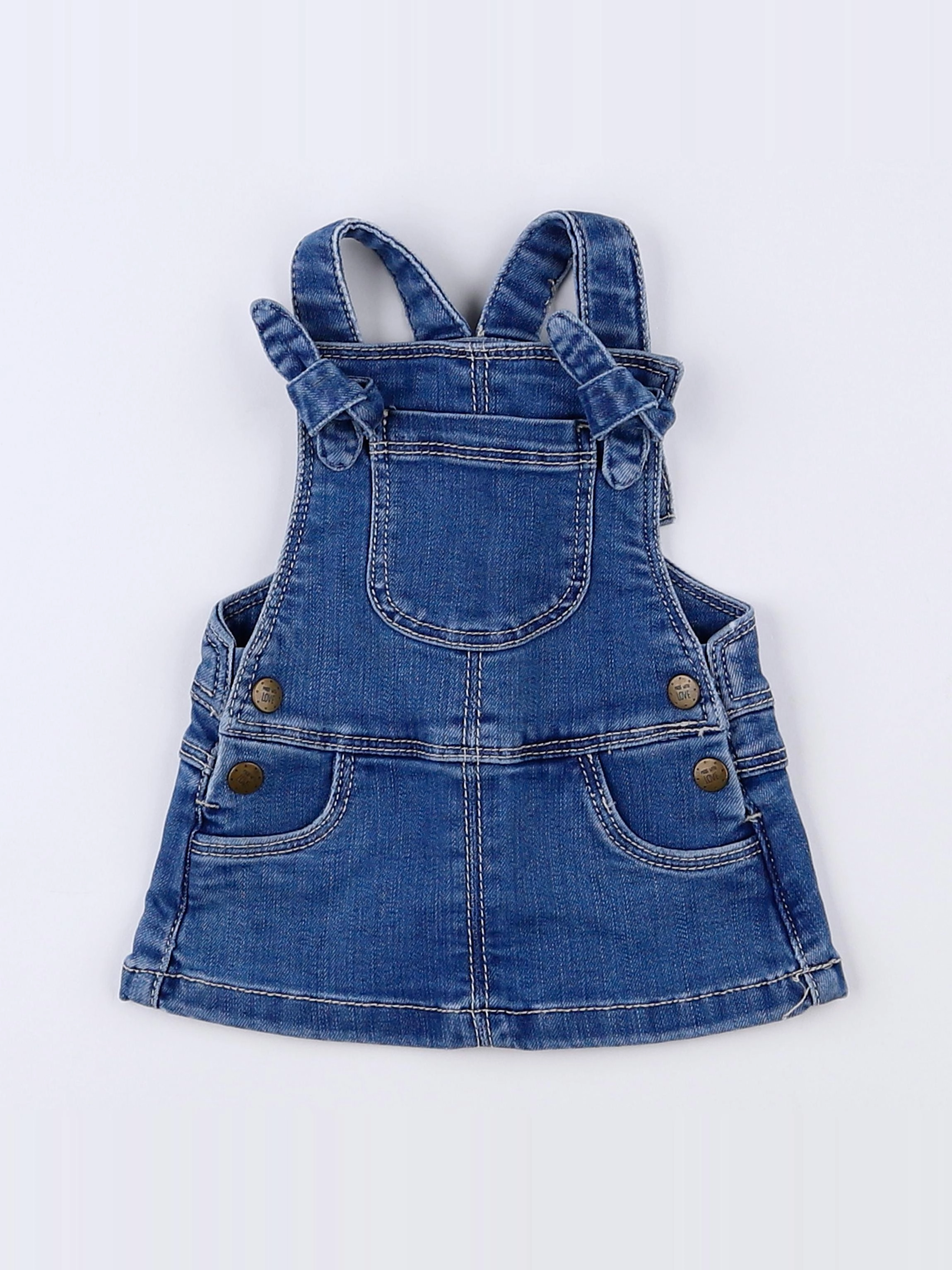 Tape à l'oeil - robe bleu - 3 mois