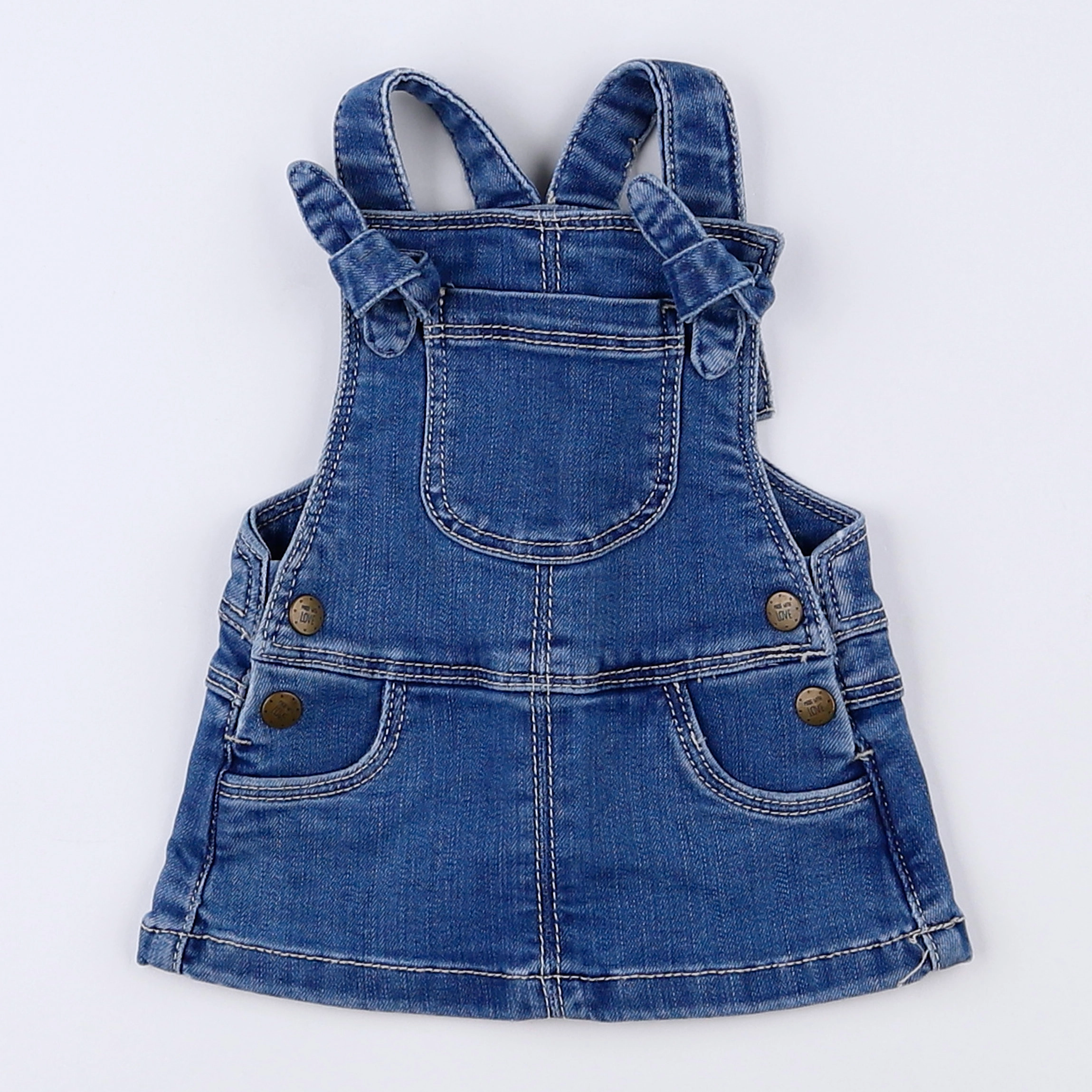 Tape à l'oeil - robe bleu - 3 mois