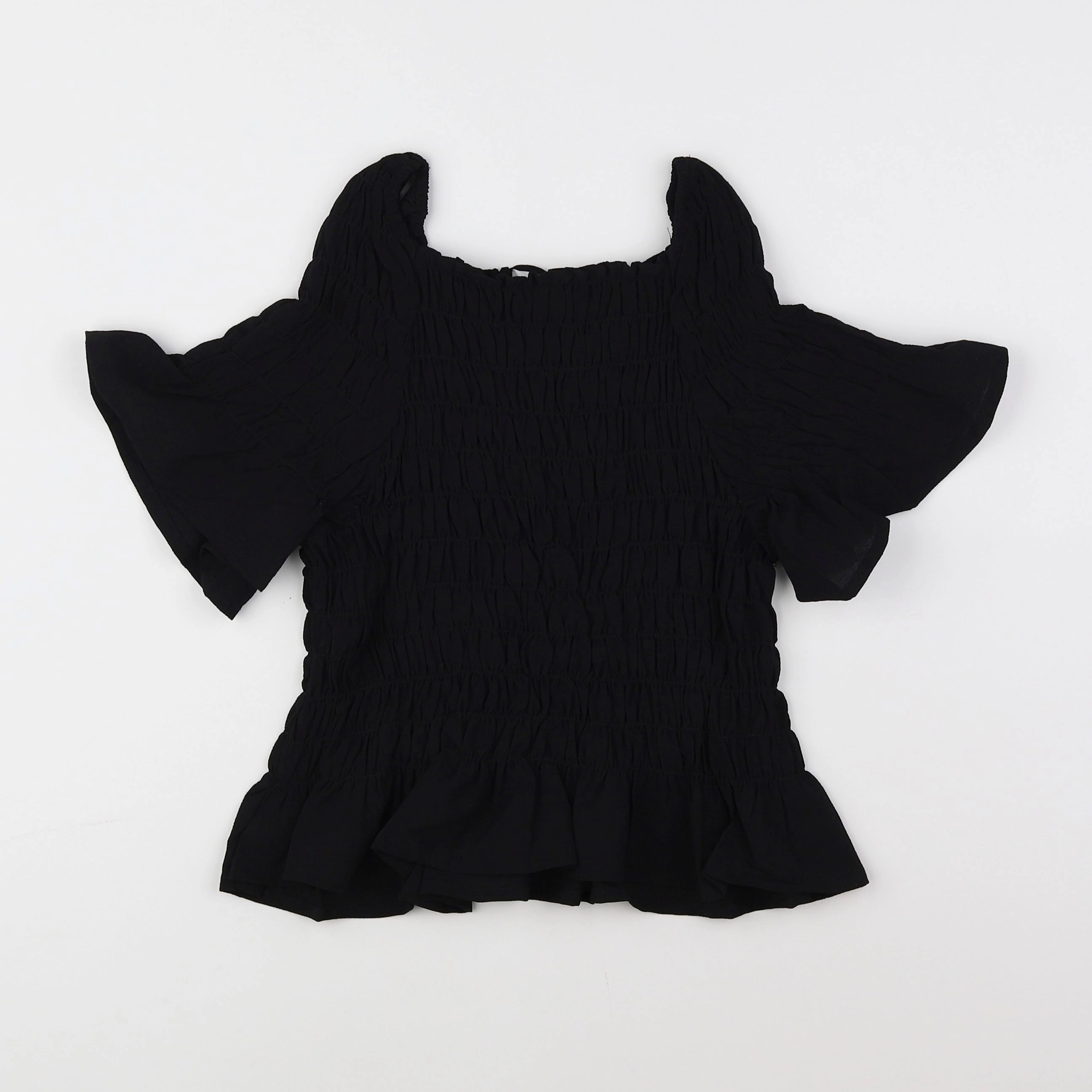 H&M - blouse noir - 9/10 ans