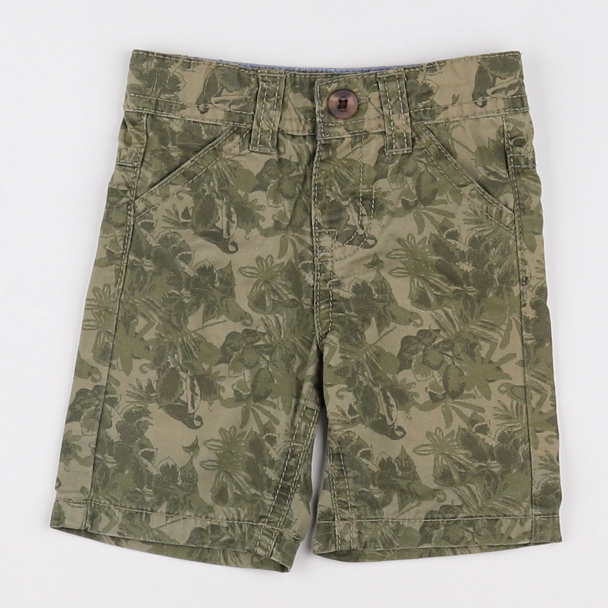 Tape à l'oeil - short beige, vert - 3 mois