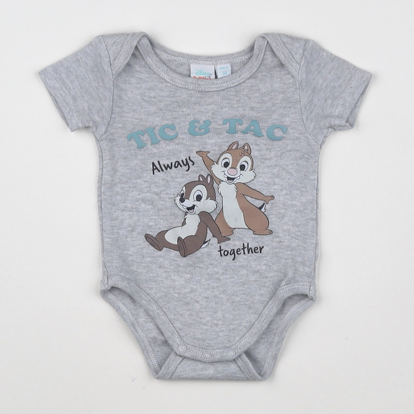 Vertbaudet - body gris - 3 mois