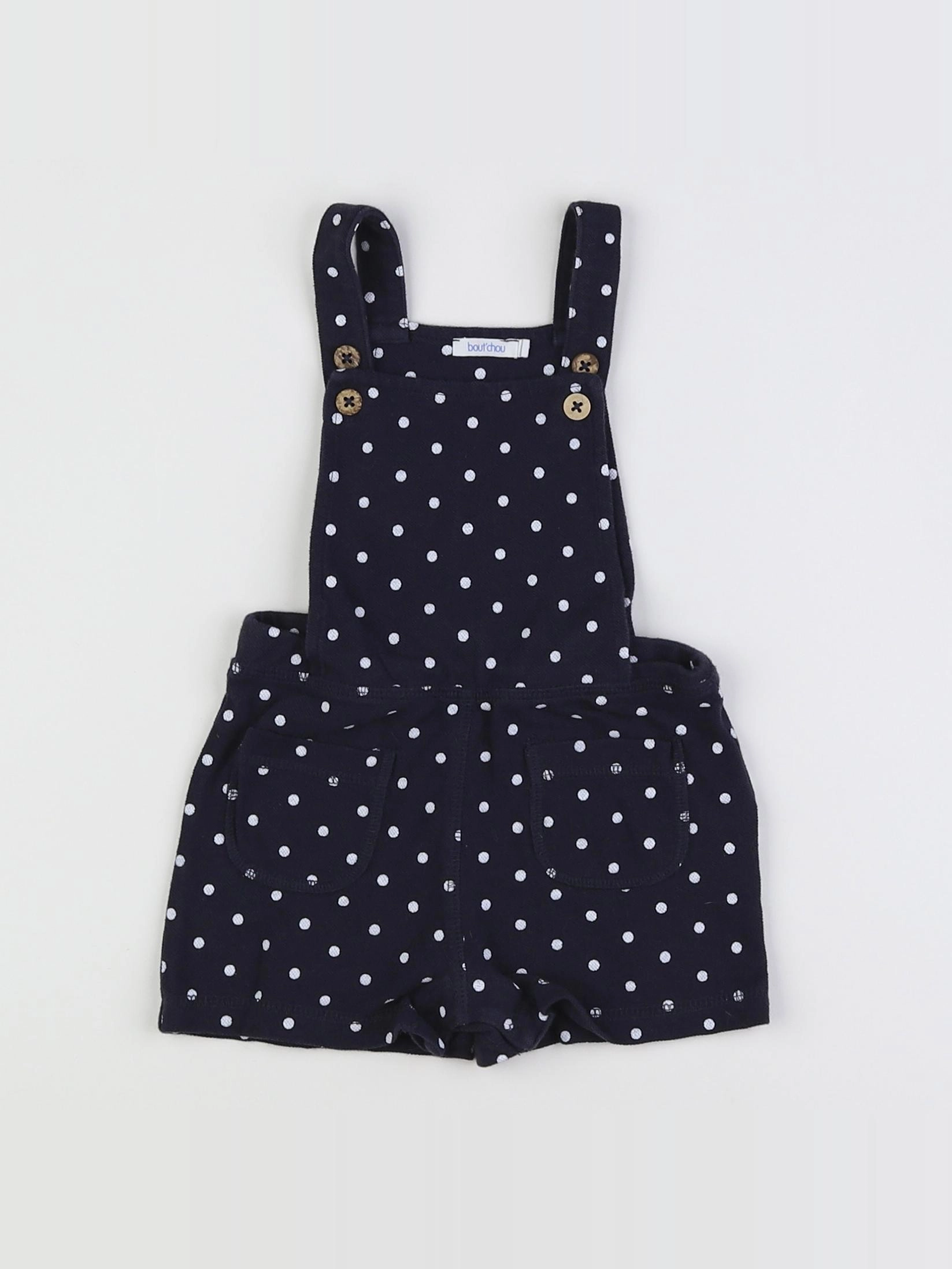 Boutchou - salopette bleu - 12 mois