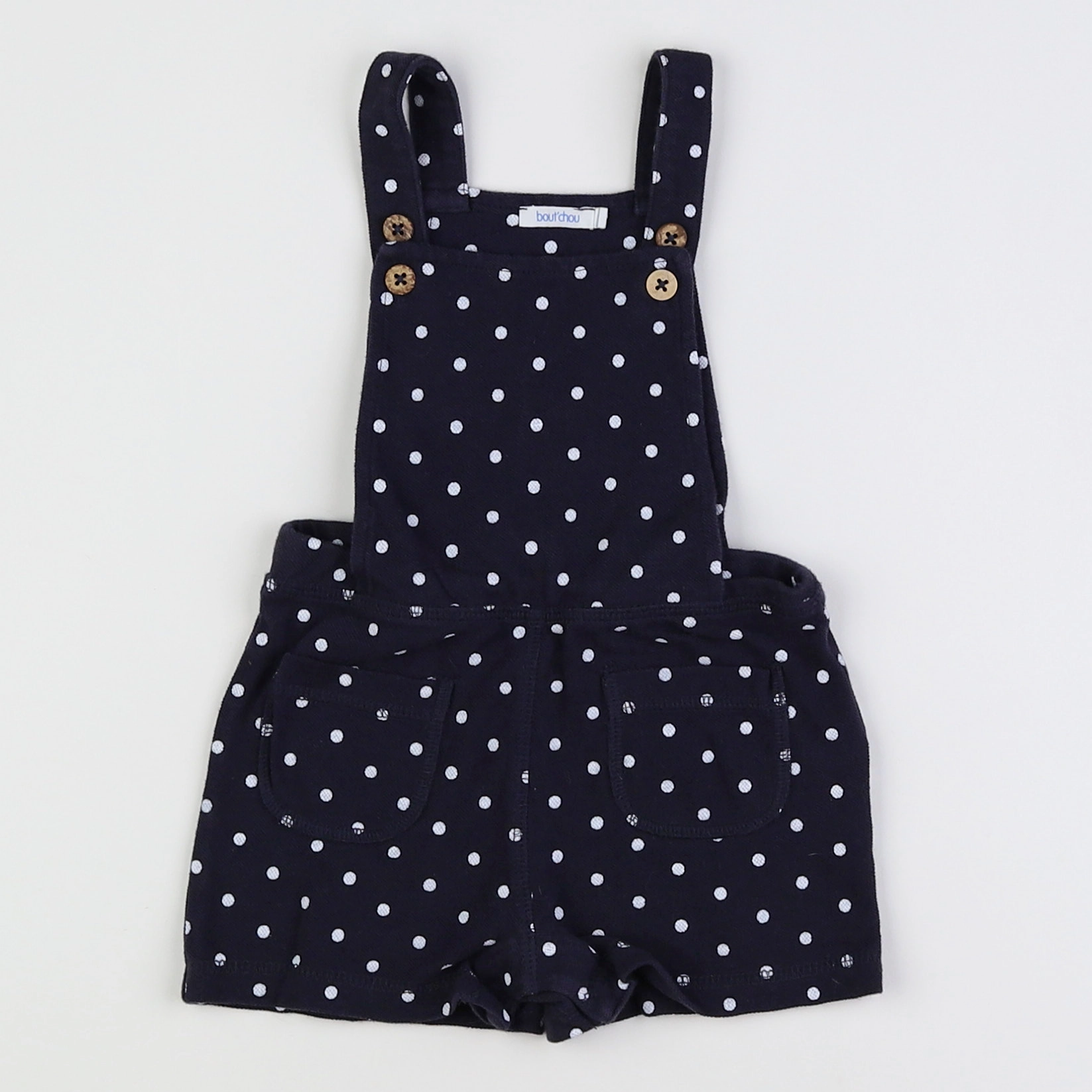 Boutchou - salopette bleu - 12 mois
