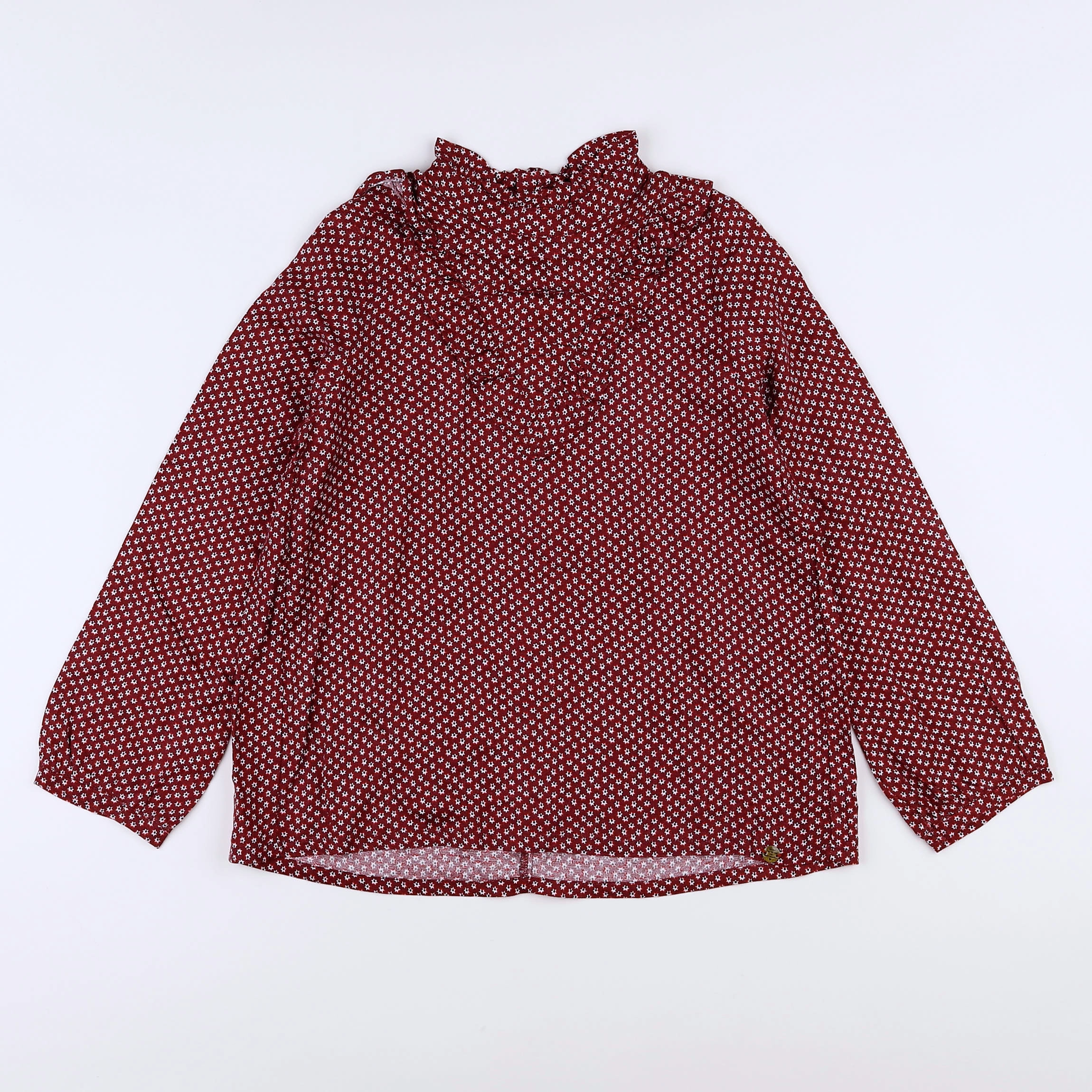 IKKS - blouse rouge - 8 ans