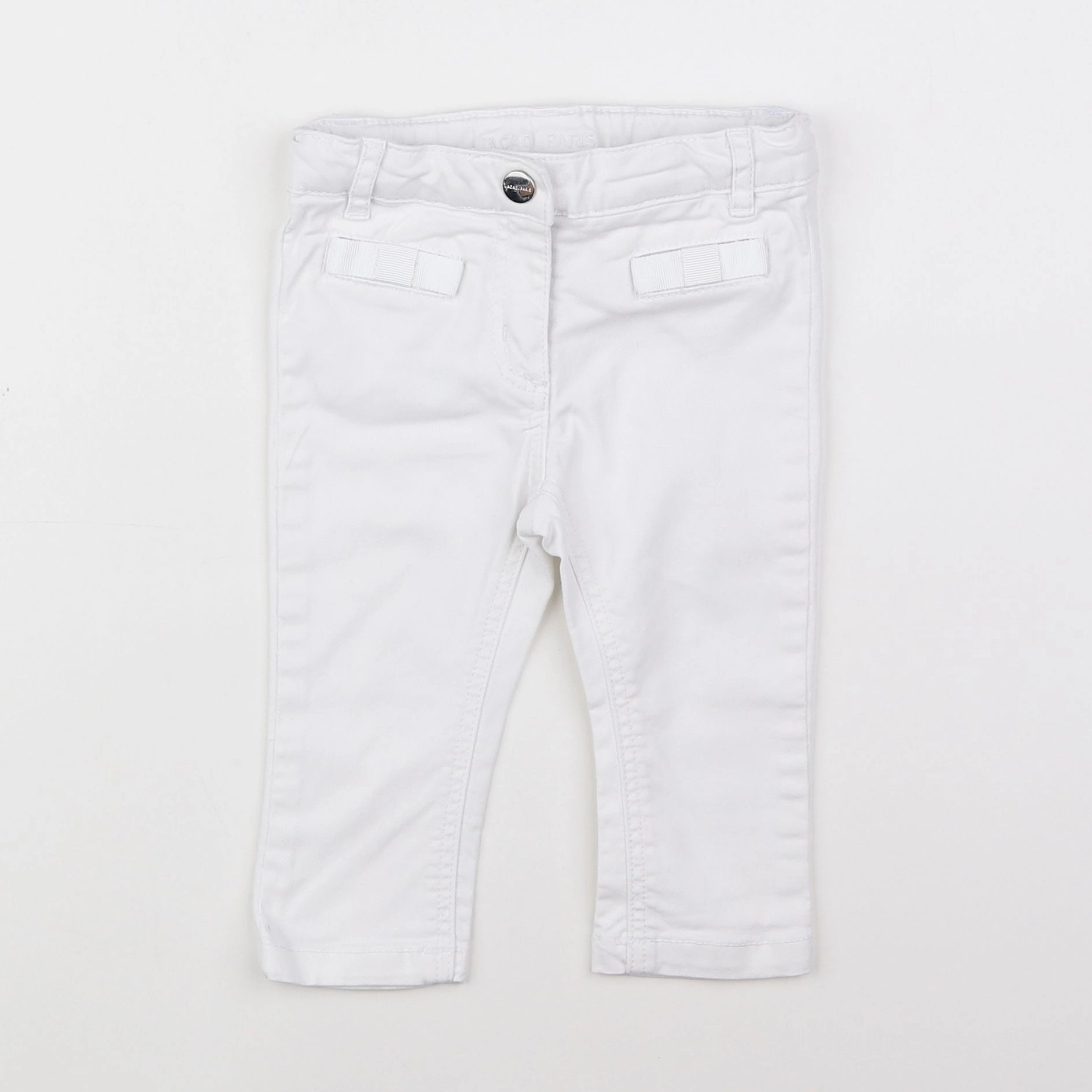 Jacadi - pantalon blanc - 12 mois
