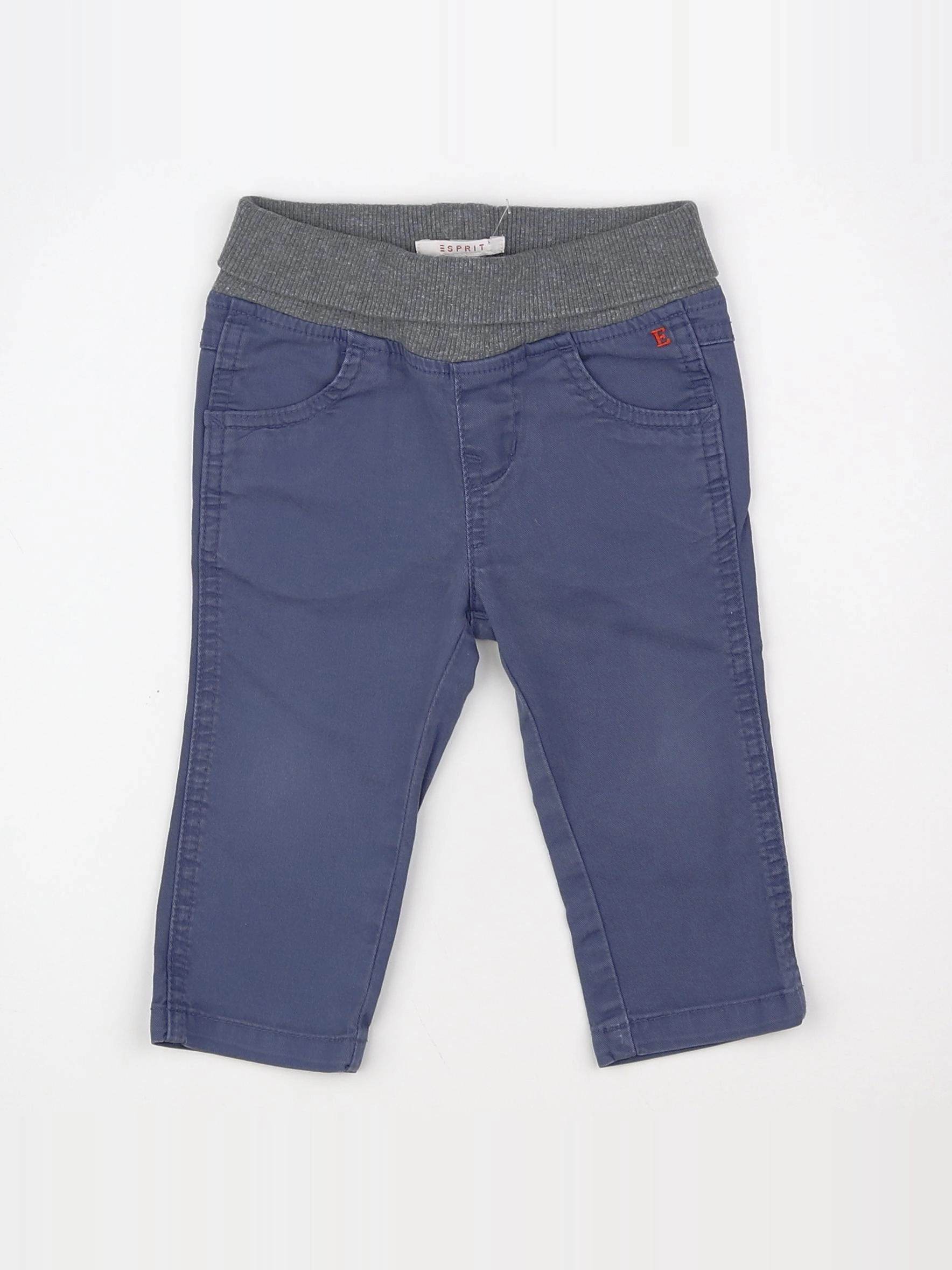 Esprit - pantalon bleu, gris - 9 mois