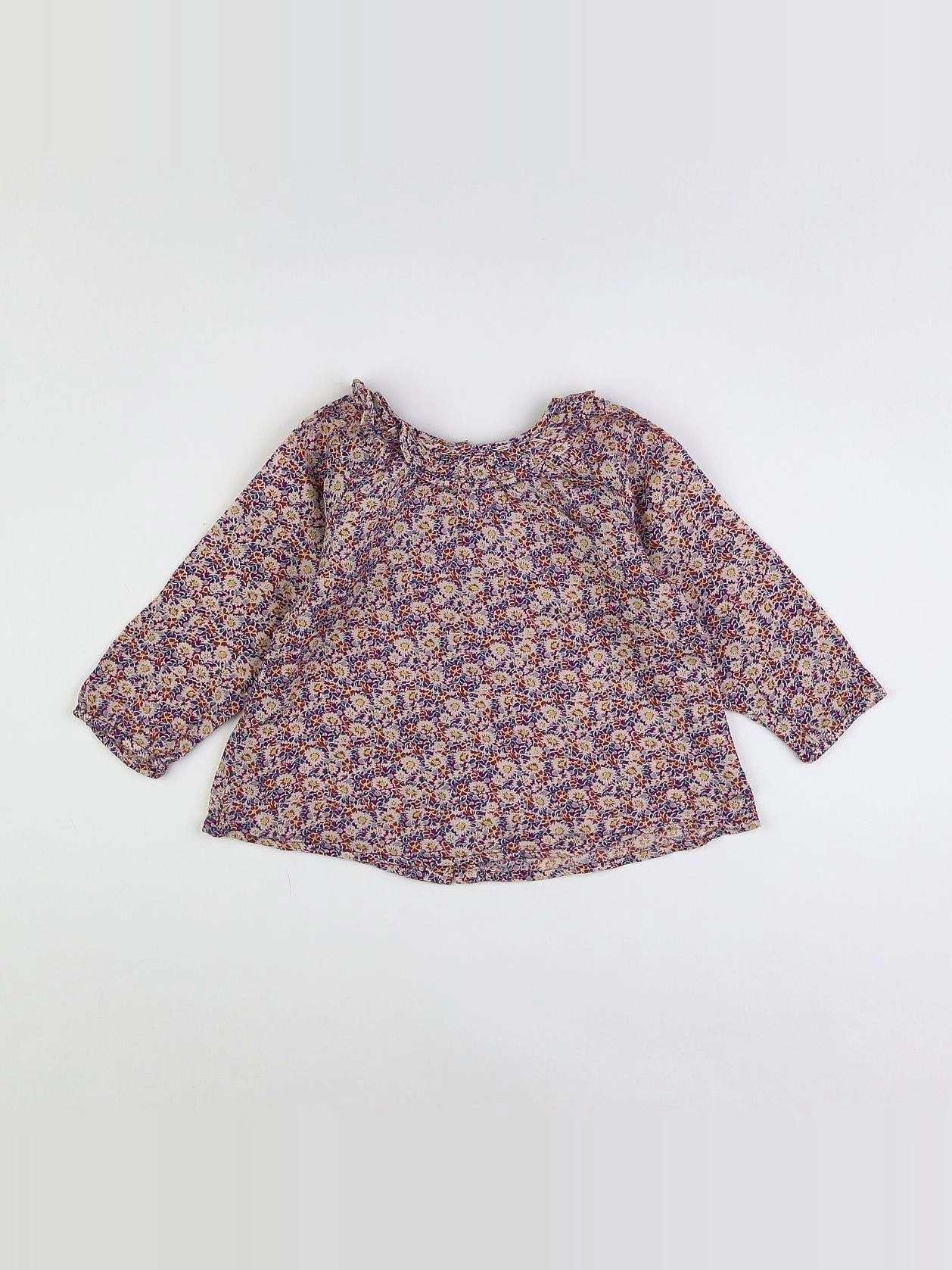Boutchou - blouse multicolore - 18 mois