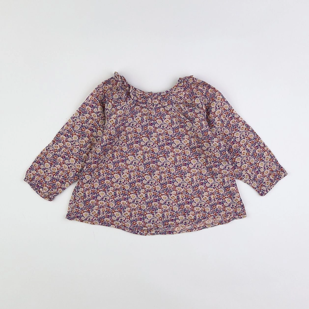 Boutchou - blouse multicolore - 18 mois
