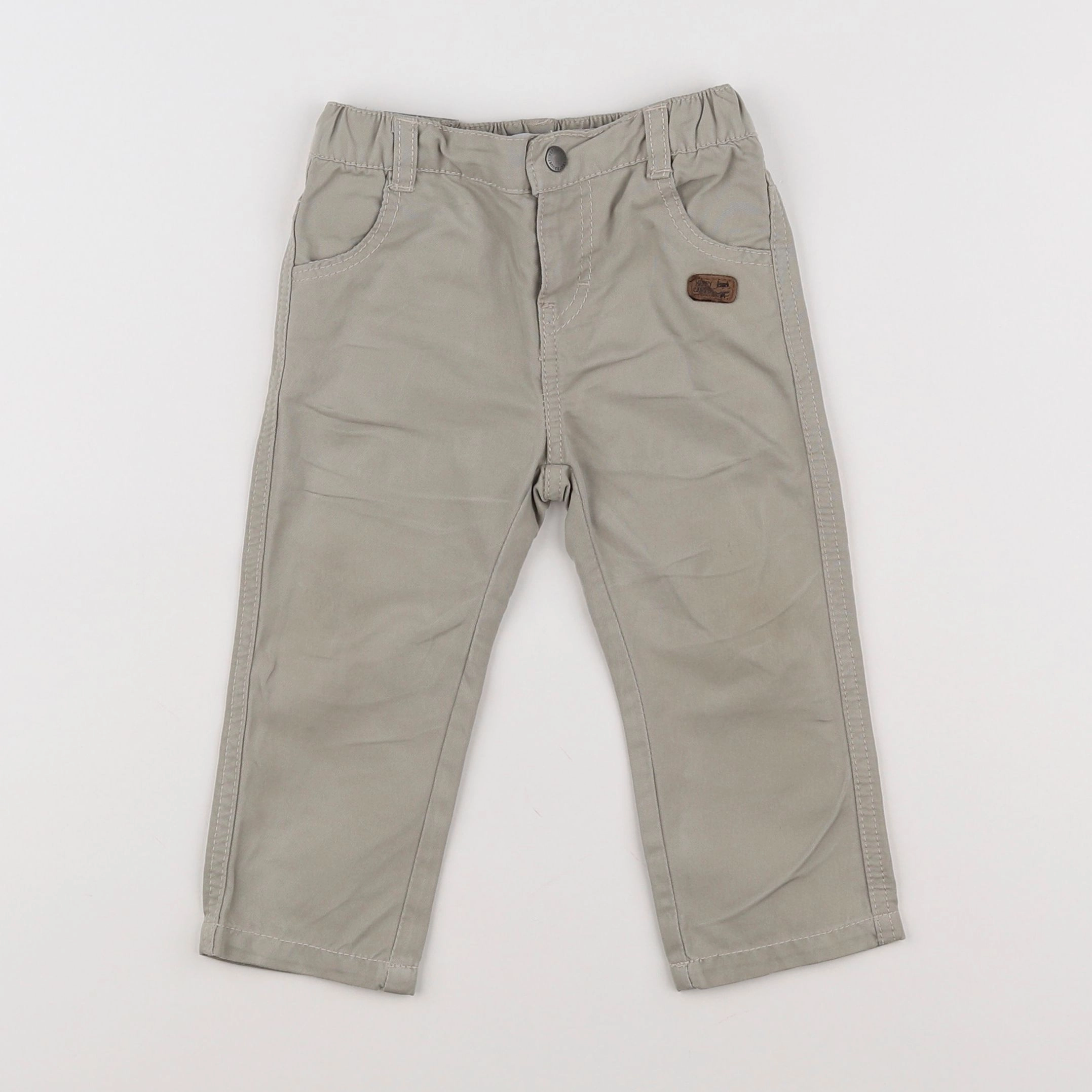 Vertbaudet - pantalon gris - 18 mois