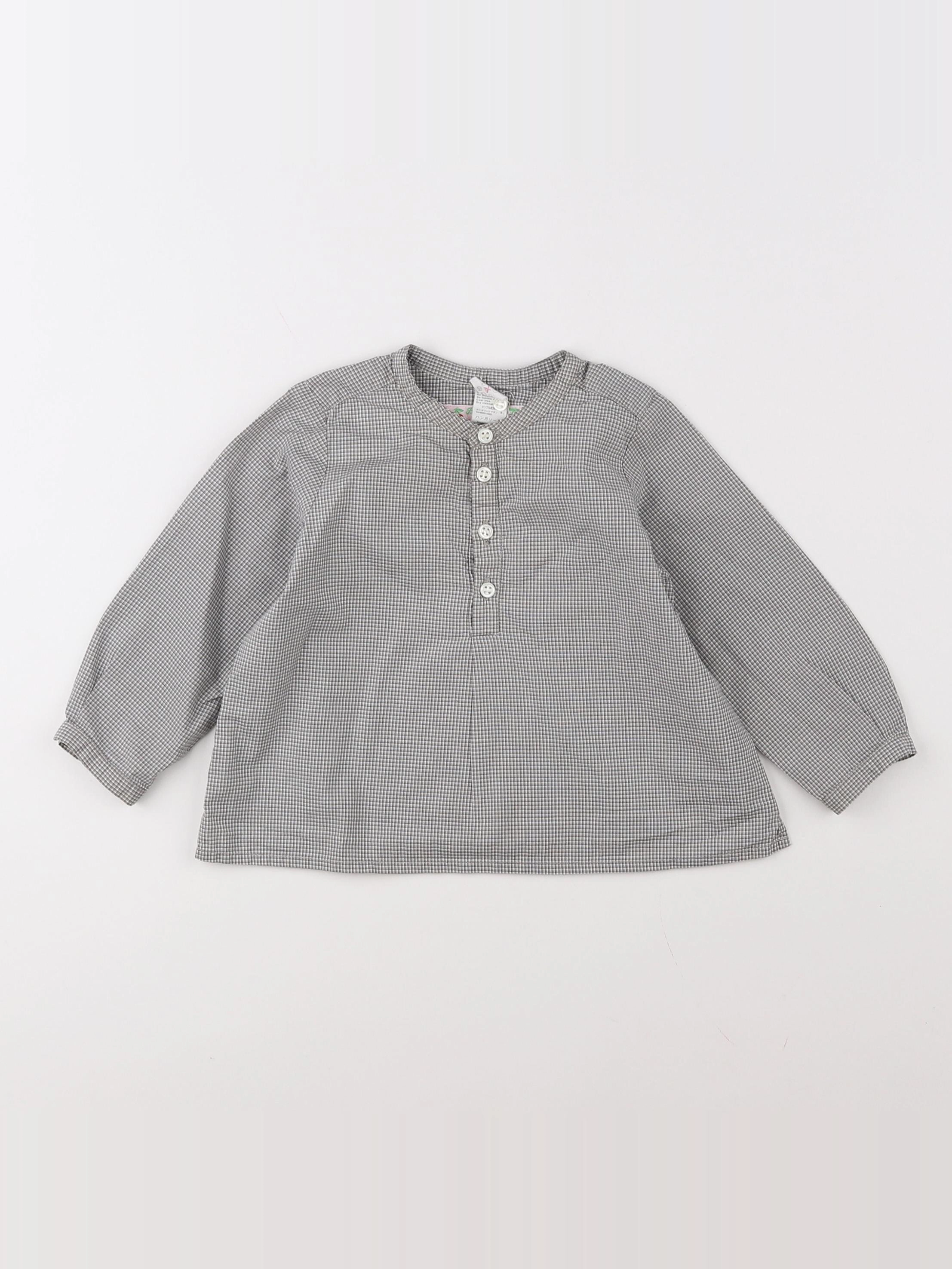 Bonpoint - chemise multicolore - 12 mois