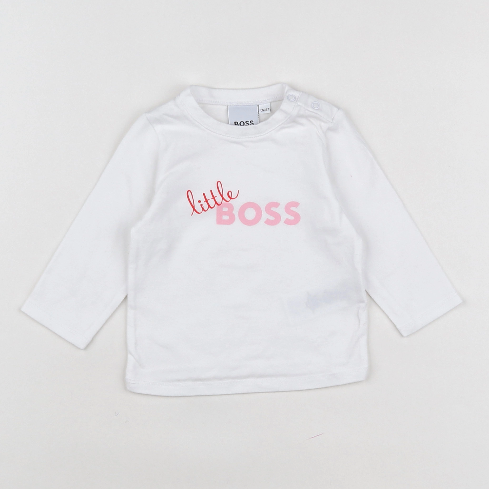 Hugo Boss - tee-shirt blanc - 6 mois