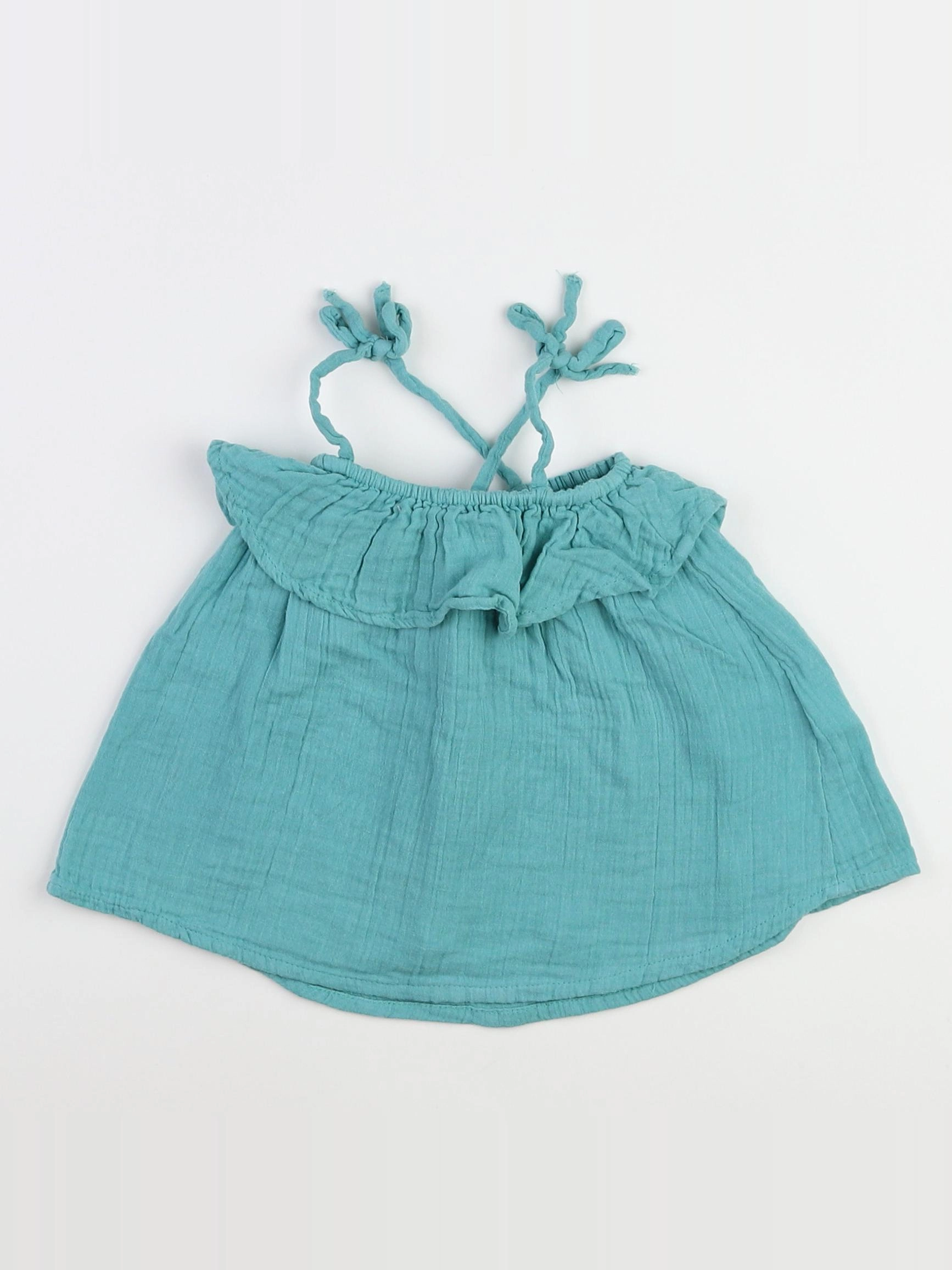 Vertbaudet - robe bleu - 3 mois