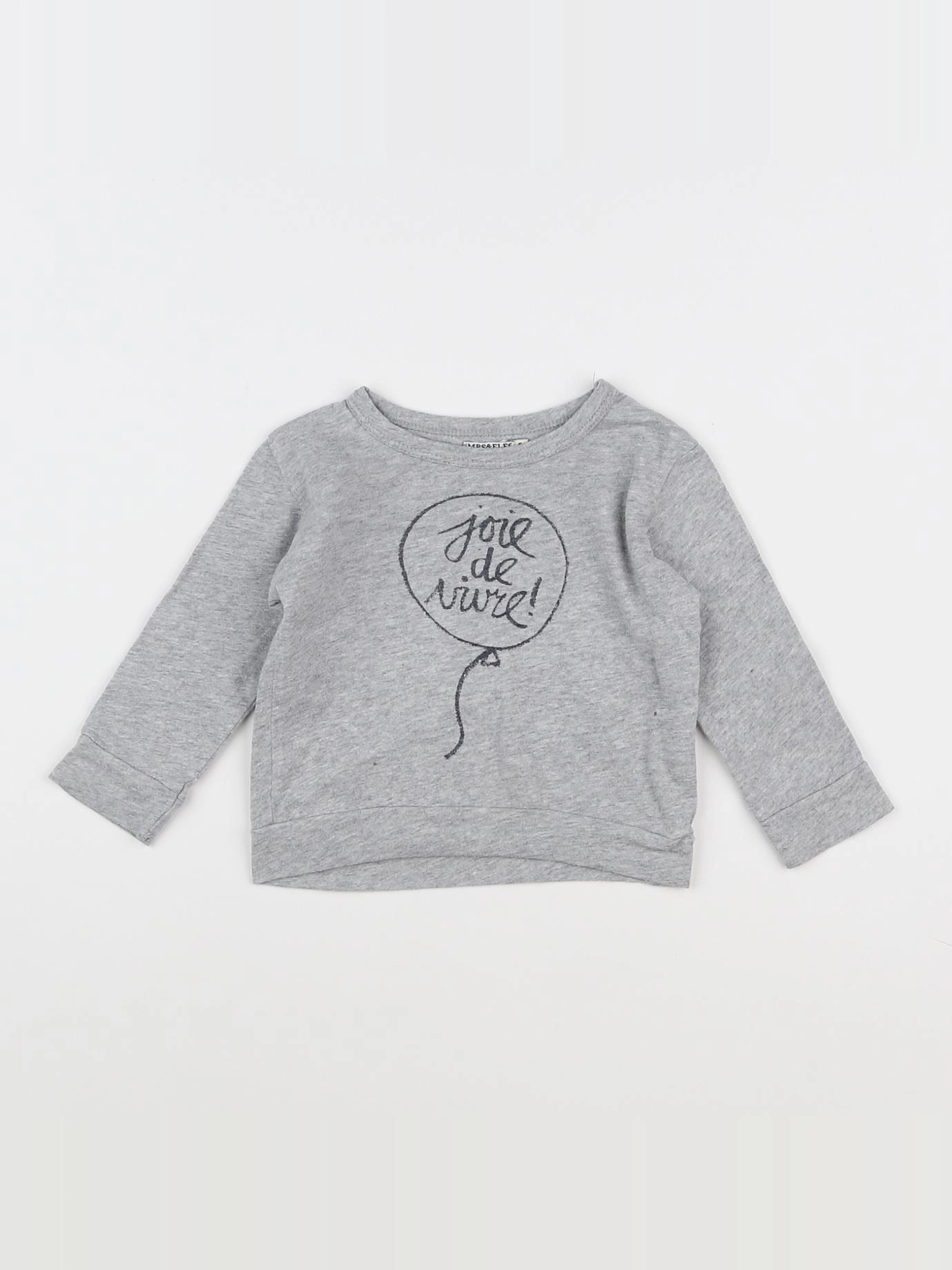 Imps & Elfs - tee-shirt gris - 6 mois