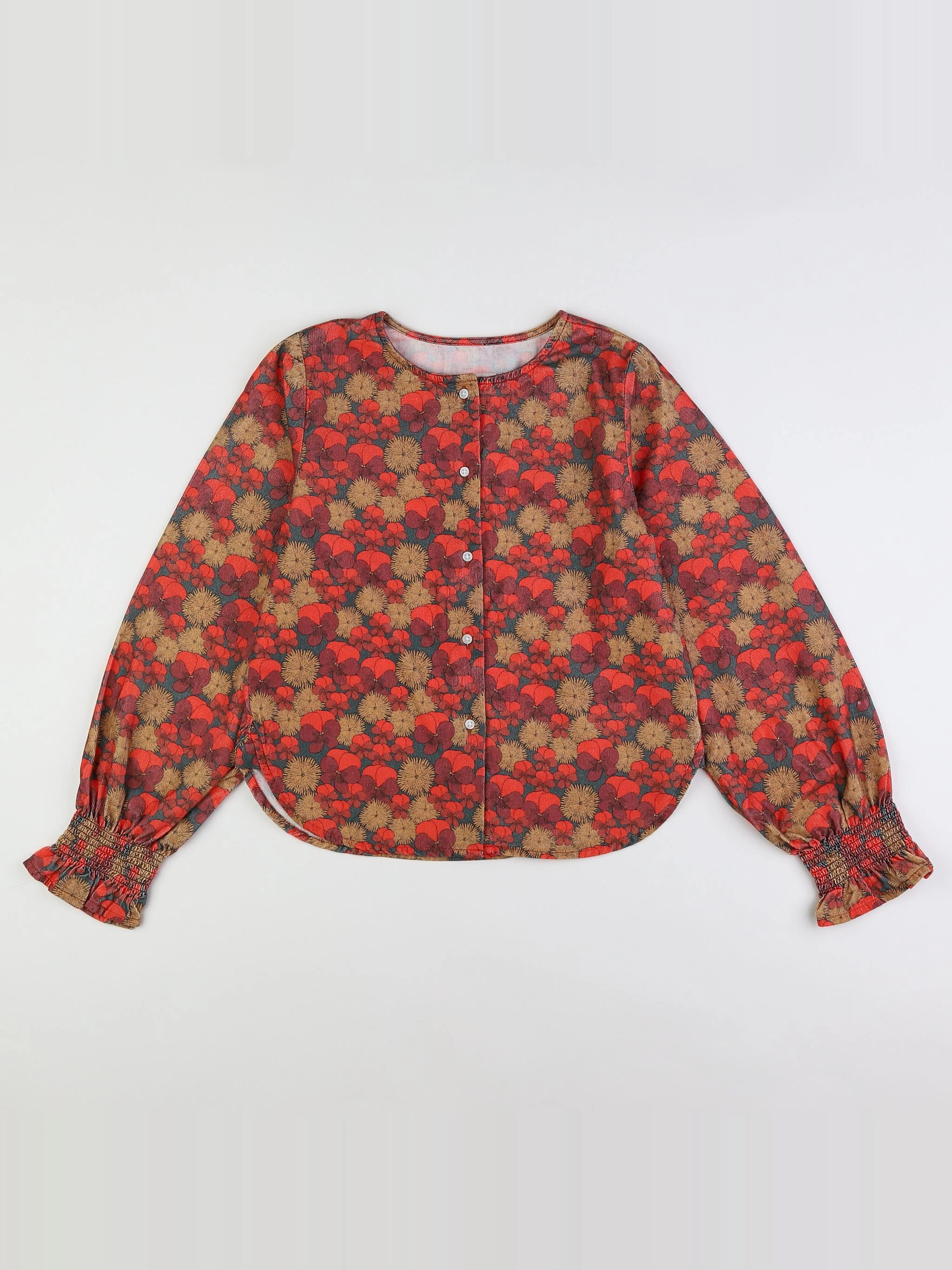 Holi & Love - blouse velours  multicolore (neuf) - 10/11 ans