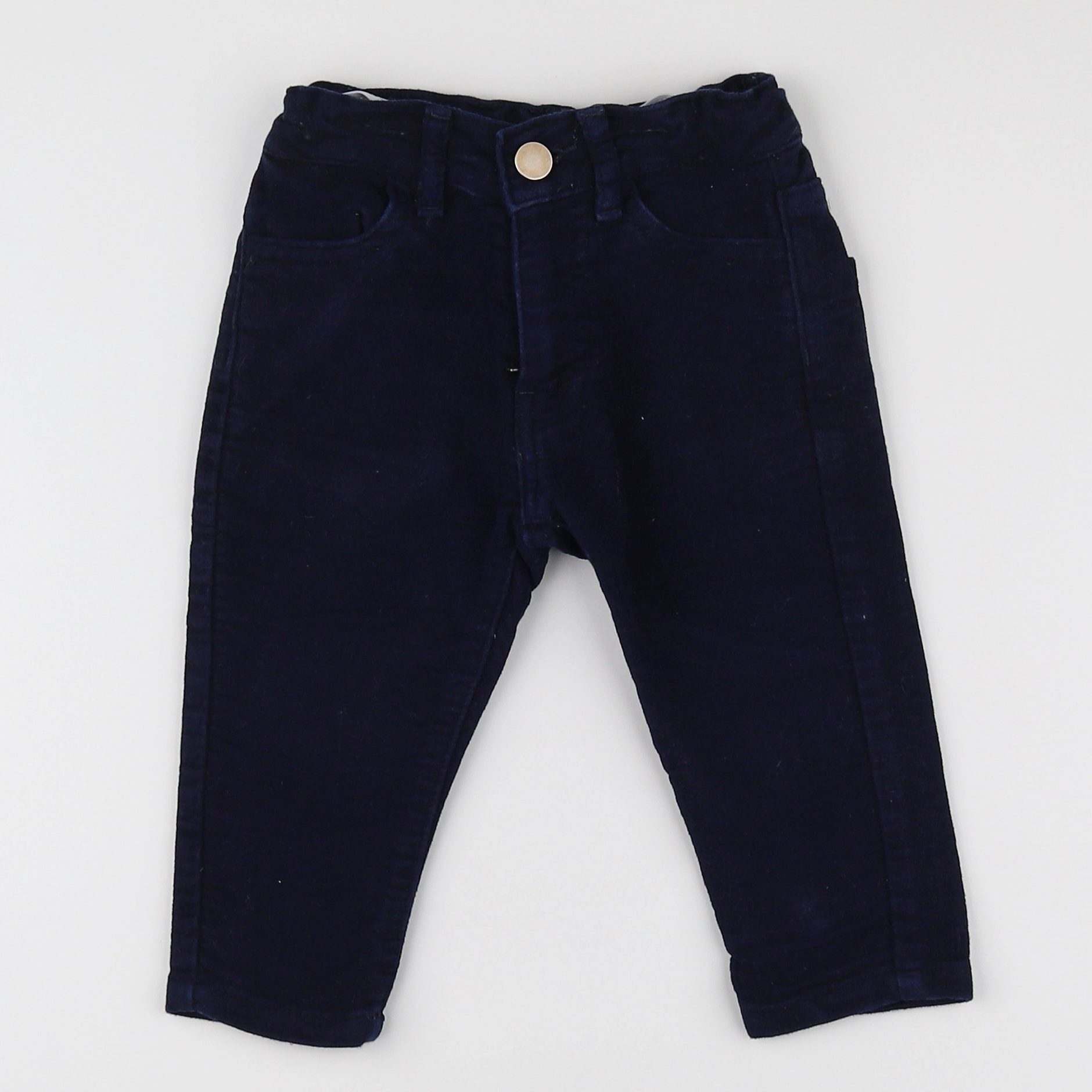 La Petite Collection - pantalon bleu - 12 mois