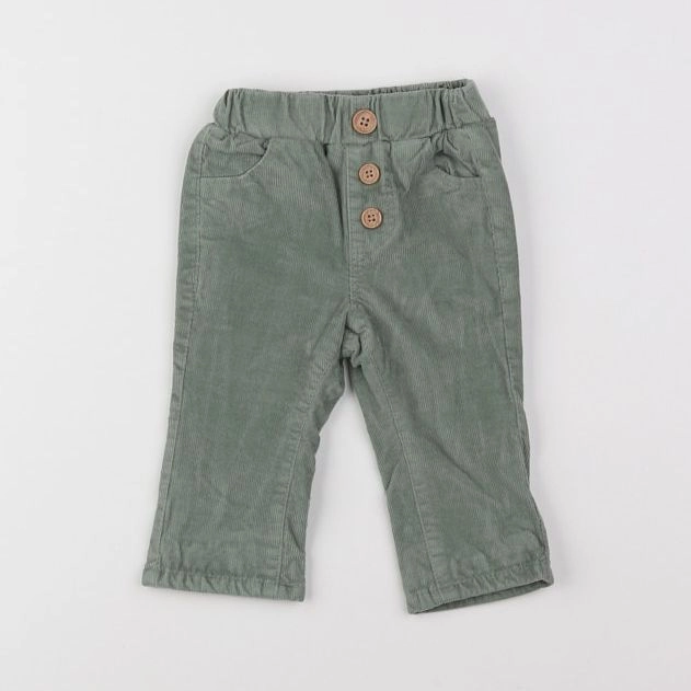 Tape à l'oeil - pantalon vert - 3 mois