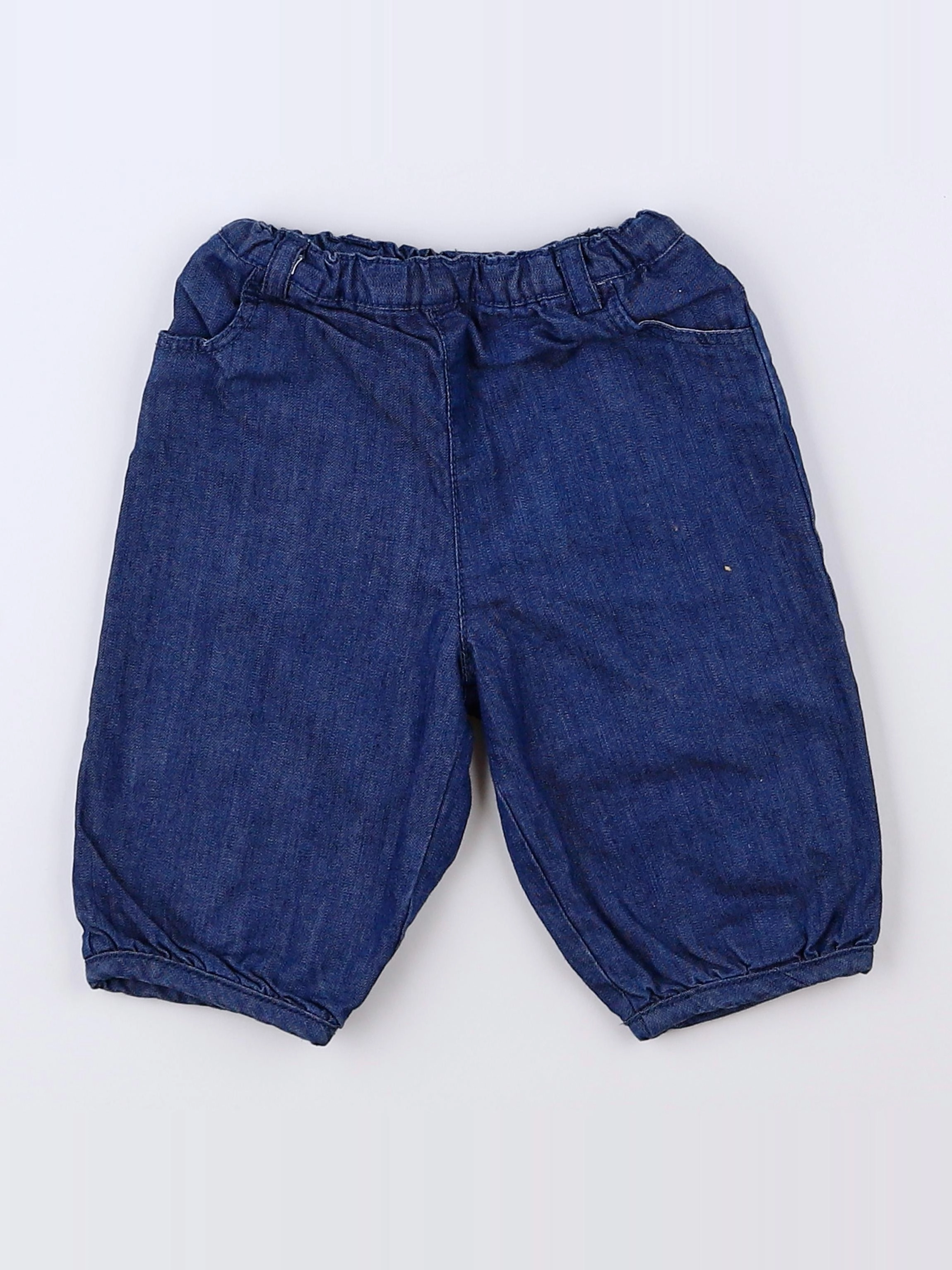 Boutchou - pantalon bleu - 3 mois