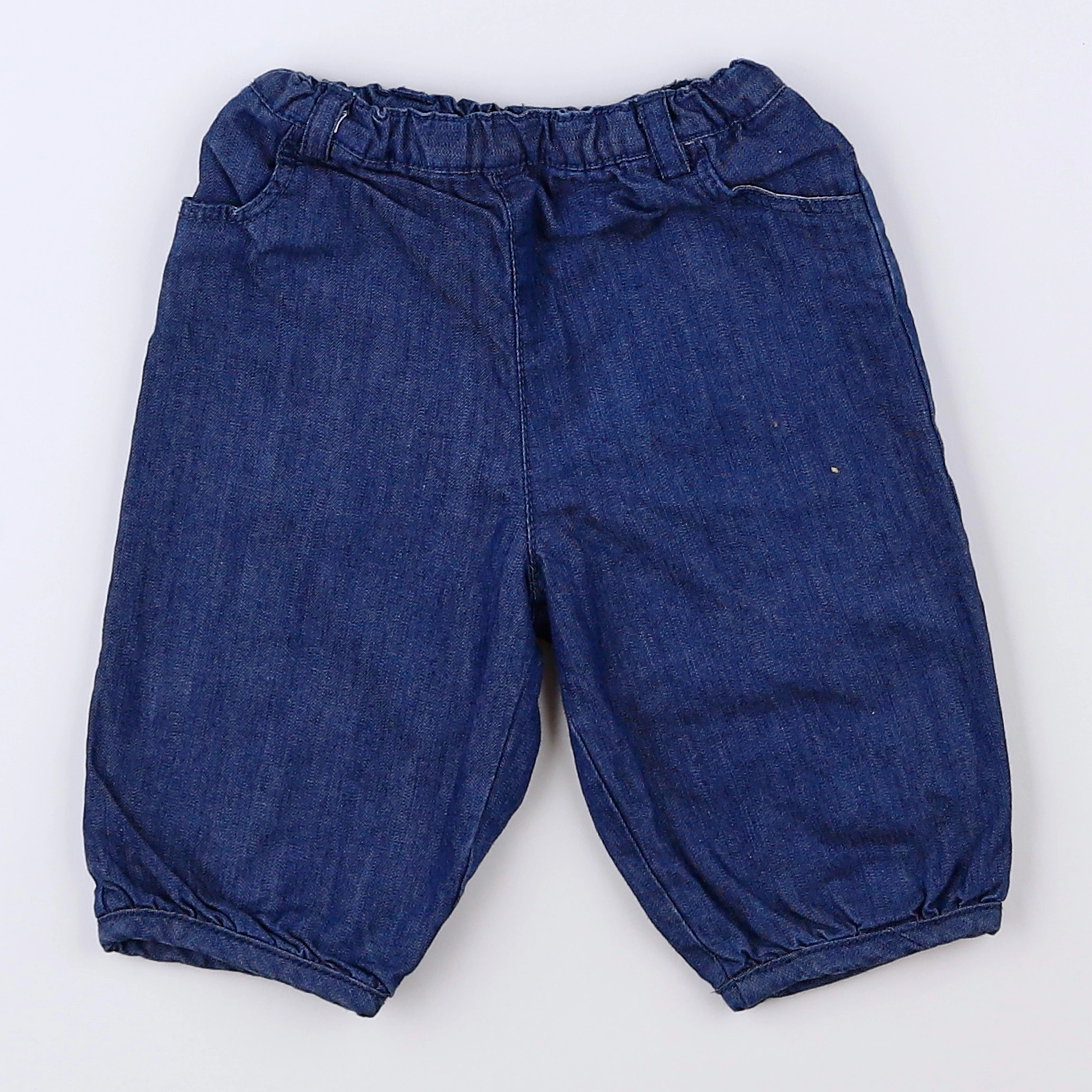 Boutchou - pantalon bleu - 3 mois