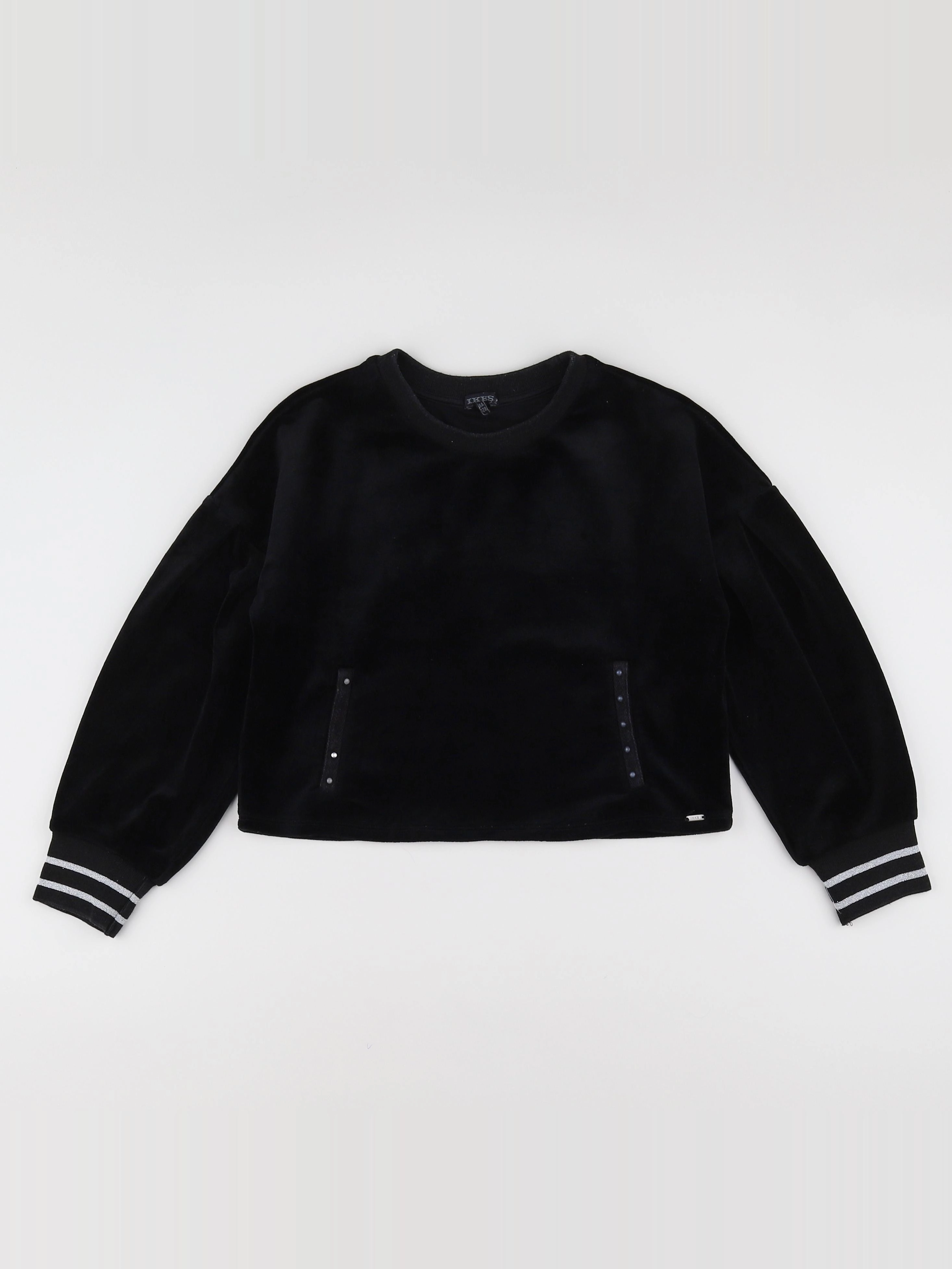 IKKS - sweat noir - 8 ans