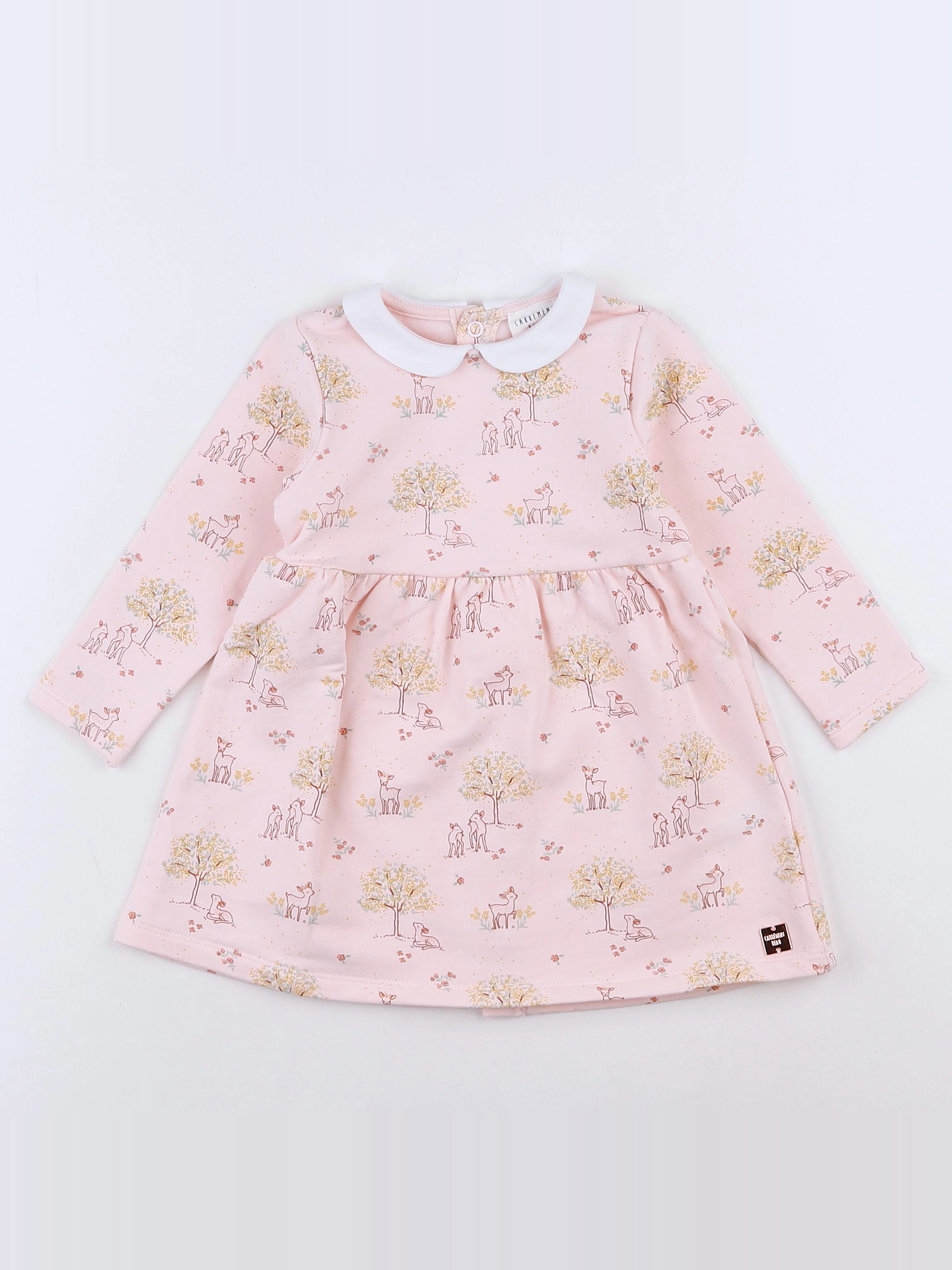 Carrément Beau - robe rose - 12 mois