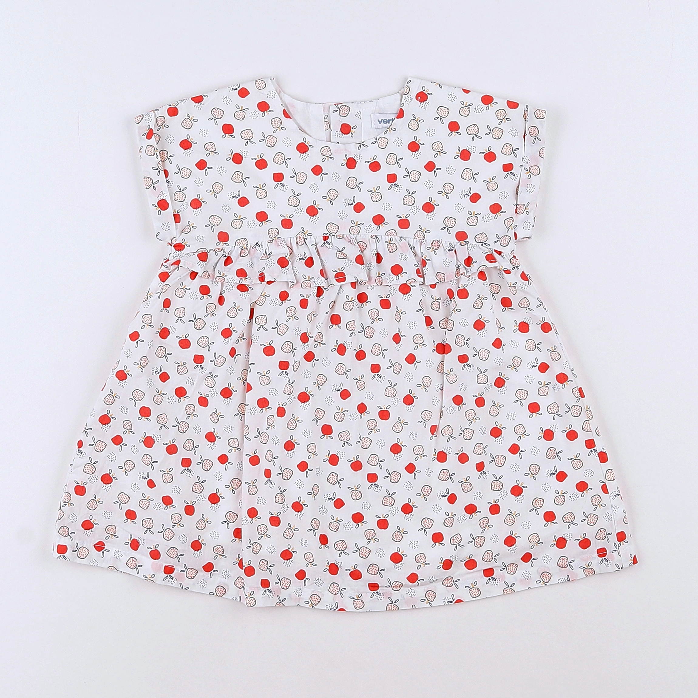 Vertbaudet - robe multicolore - 9 mois