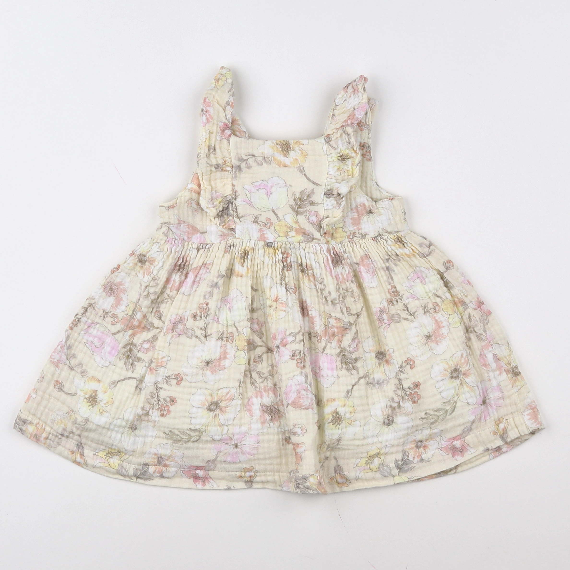 Vertbaudet - robe beige - 2 ans