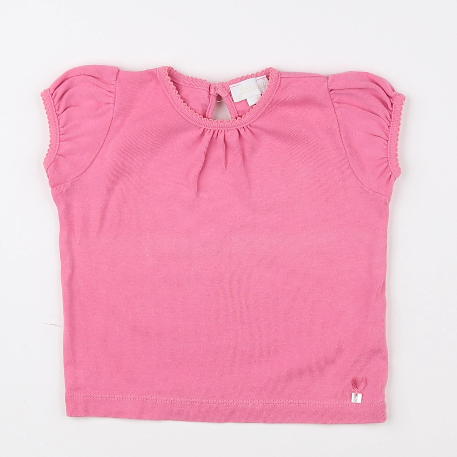 Jacadi - tee-shirt rose - 12 mois