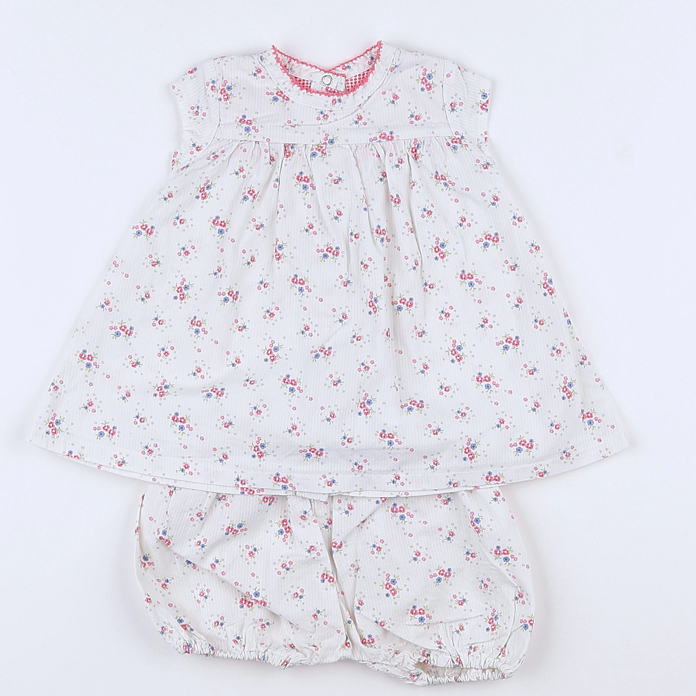 Petit Bateau - robe multicolore - 3 mois