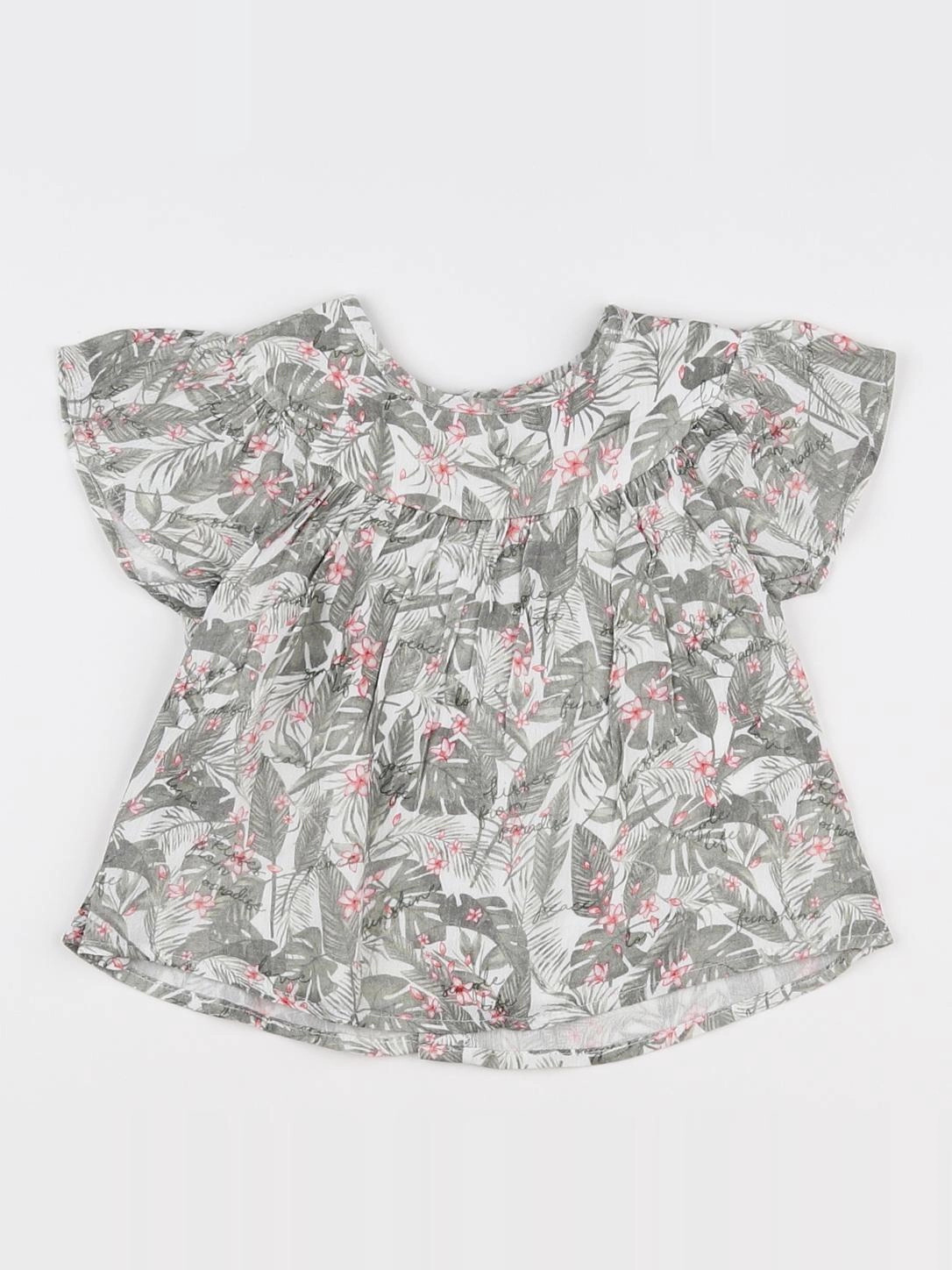 IKKS - blouse vert - 18 mois