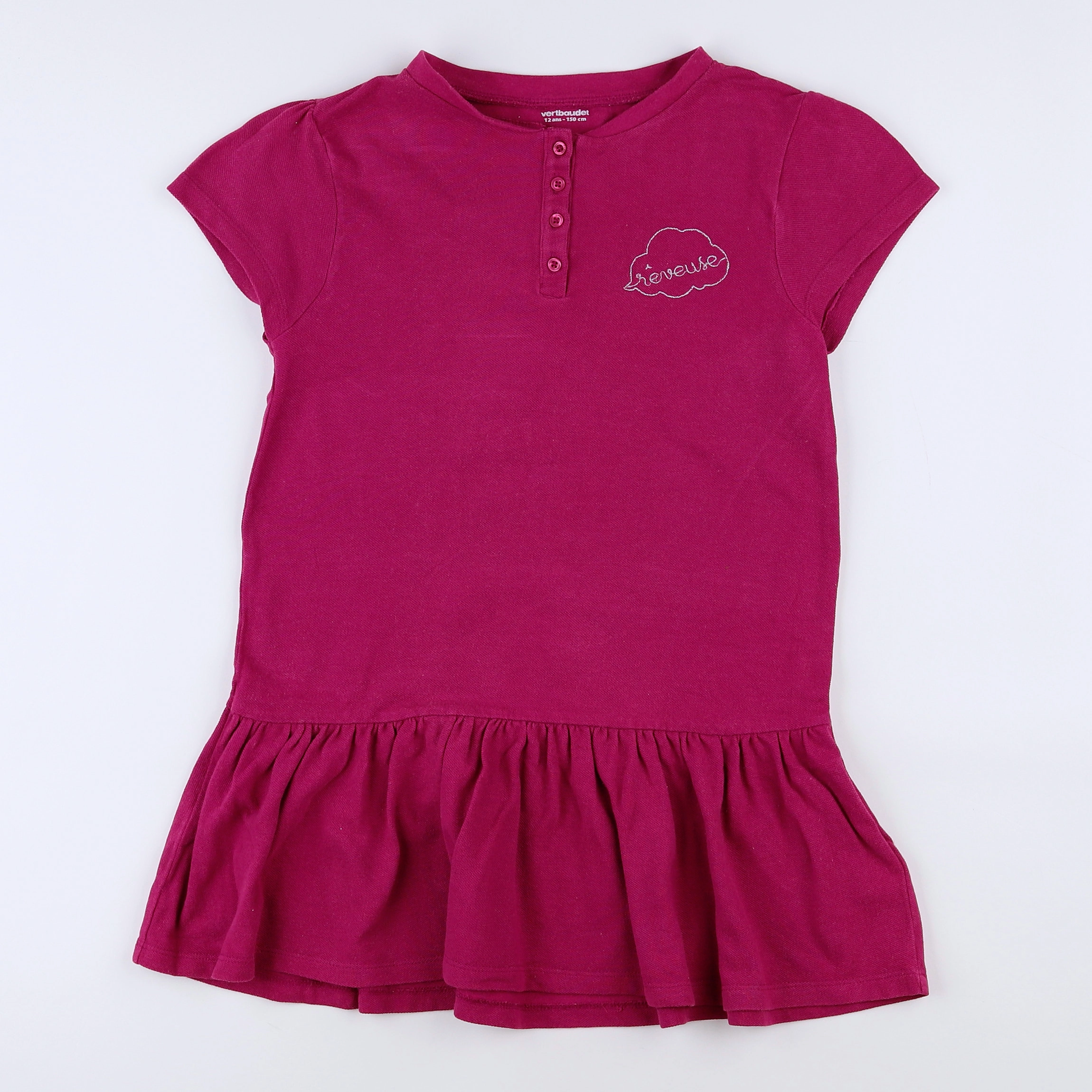 Vertbaudet - robe rose - 12 ans
