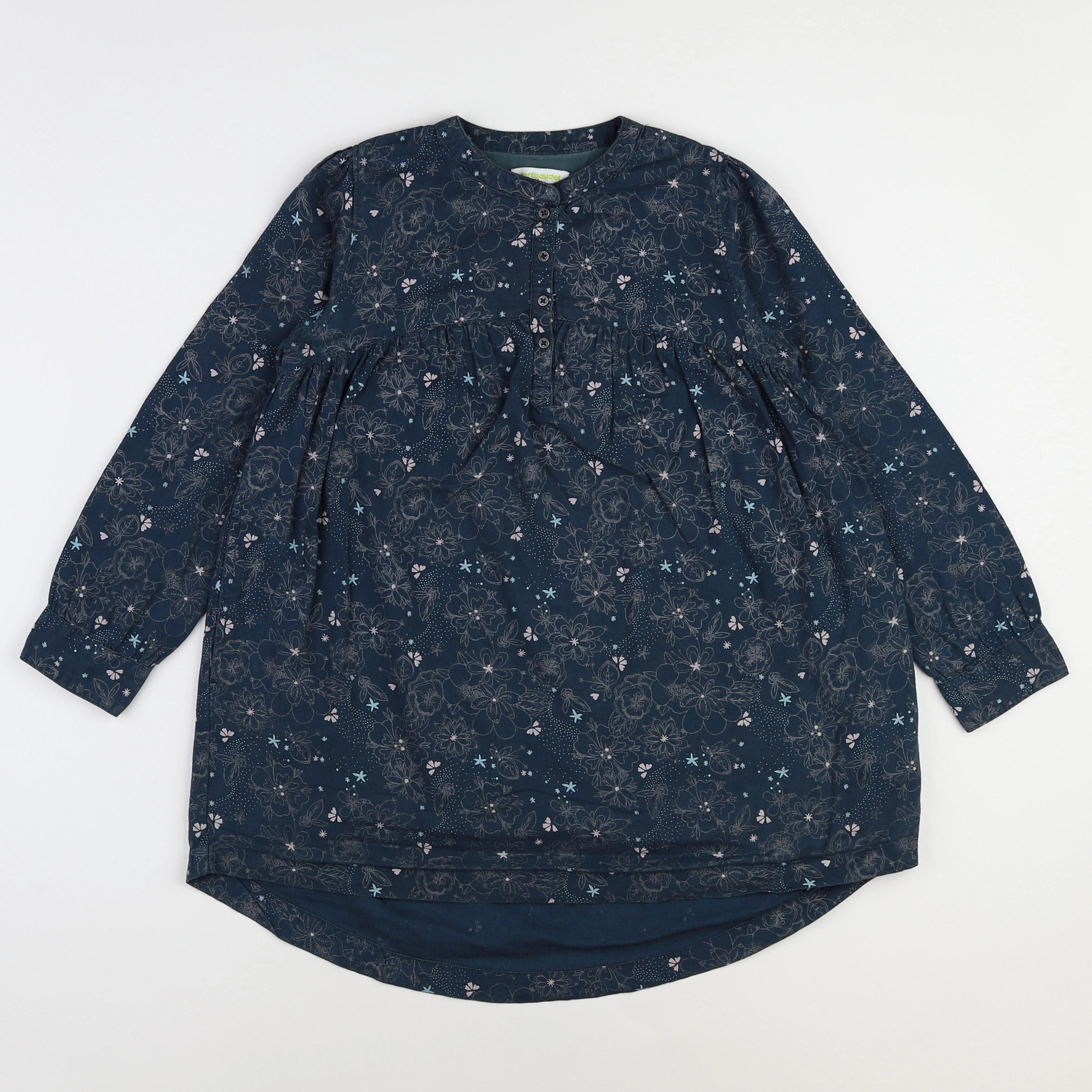 Vertbaudet - robe bleu - 8 ans
