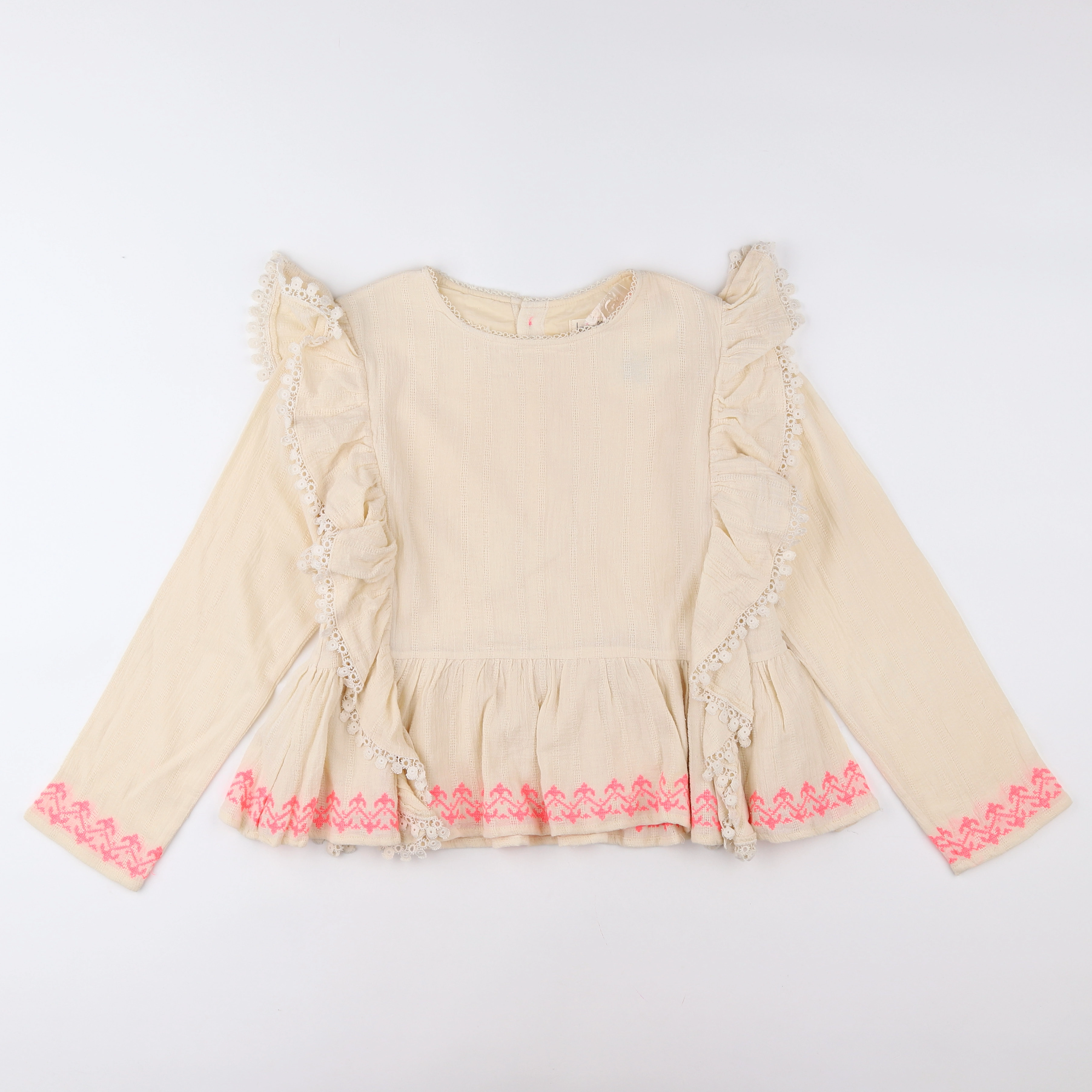 Louise Misha - blouse beige (état neuf) - 10 ans