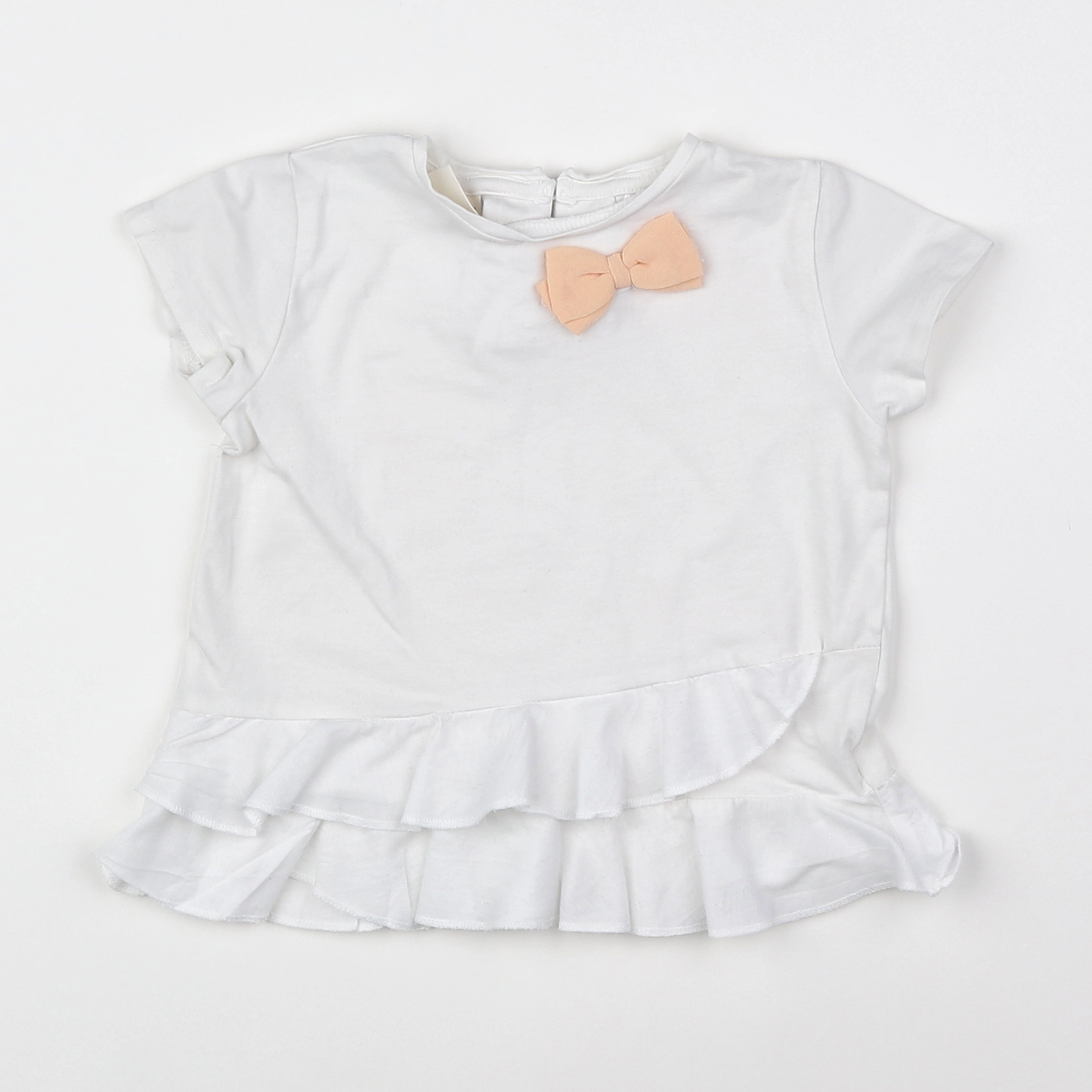 Zara - tee-shirt blanc - 12/18 mois