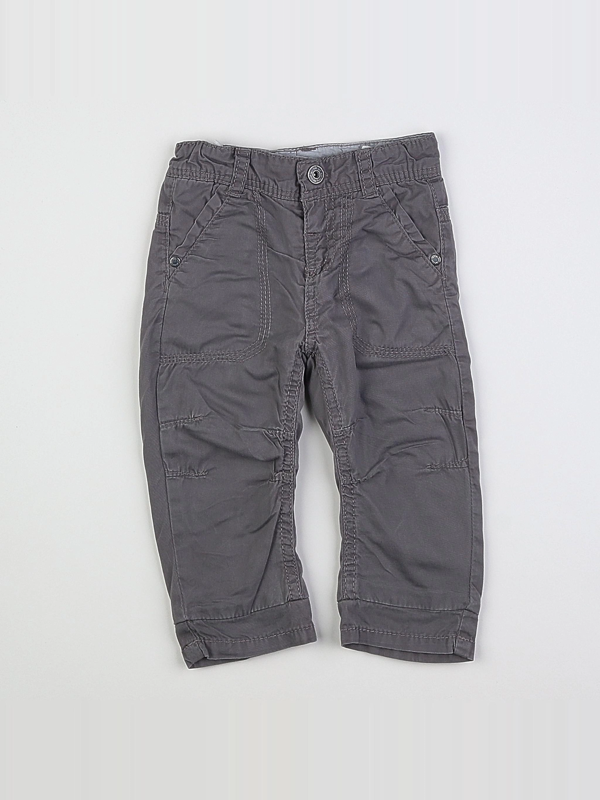 Tape à l'oeil - pantalon gris - 6 mois