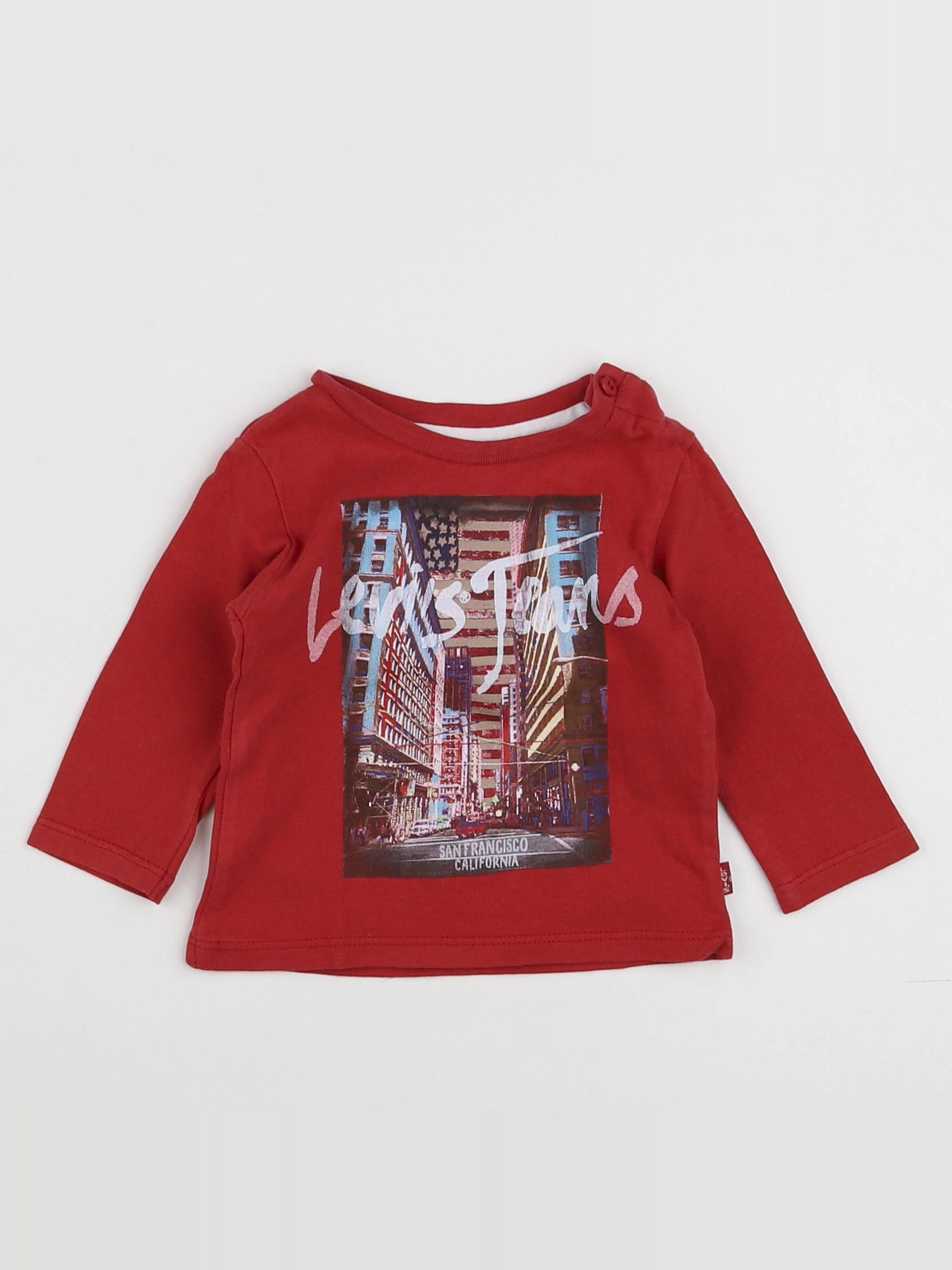 Levi's - tee-shirt rouge - 6 mois