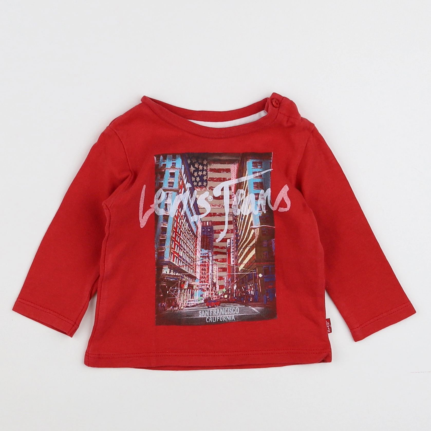 Levi's - tee-shirt rouge - 6 mois