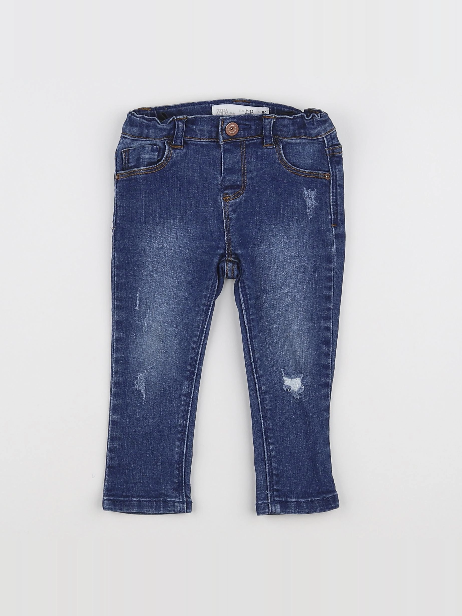 Zara - jean bleu - 9/12 mois